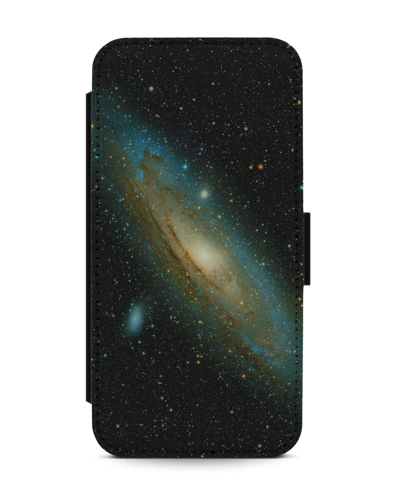 Outer Space Wallet Phone Case Apple iPhone 13: Front View
