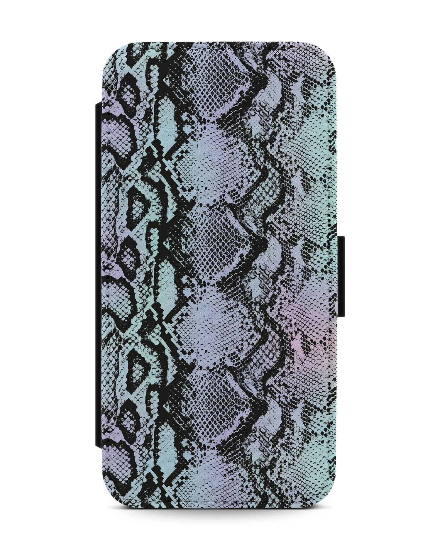 Groovy Snakeskin Wallet Phone Case Apple iPhone 13: Front View