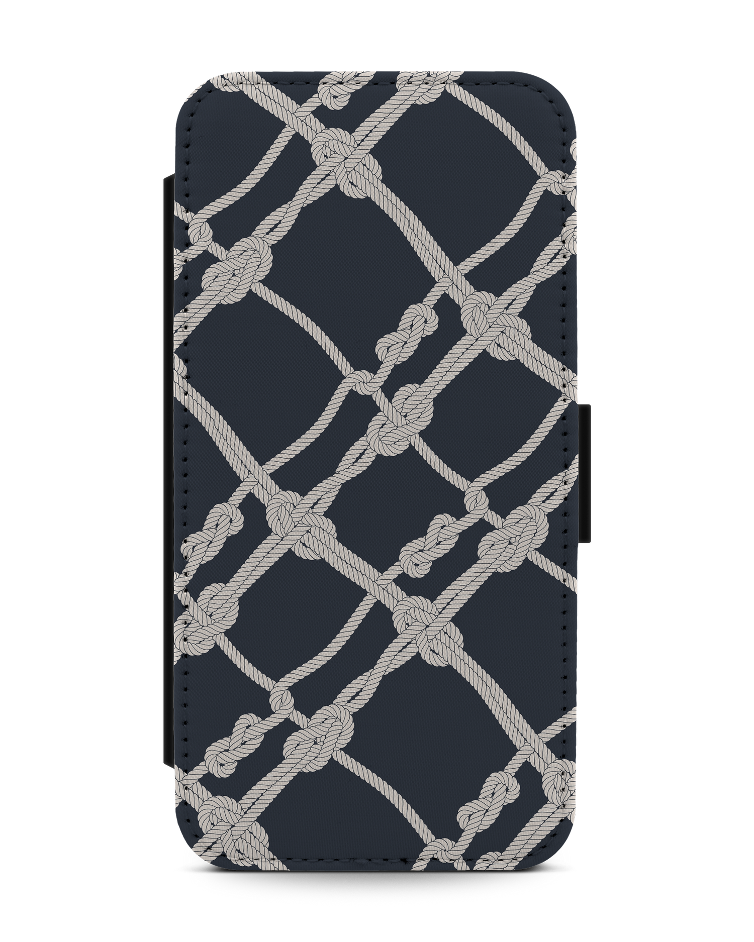 Nautical Knots Wallet Phone Case Apple iPhone 13: Front View