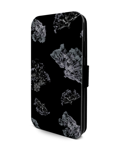 Silver Petals Wallet Phone Case Apple iPhone XR