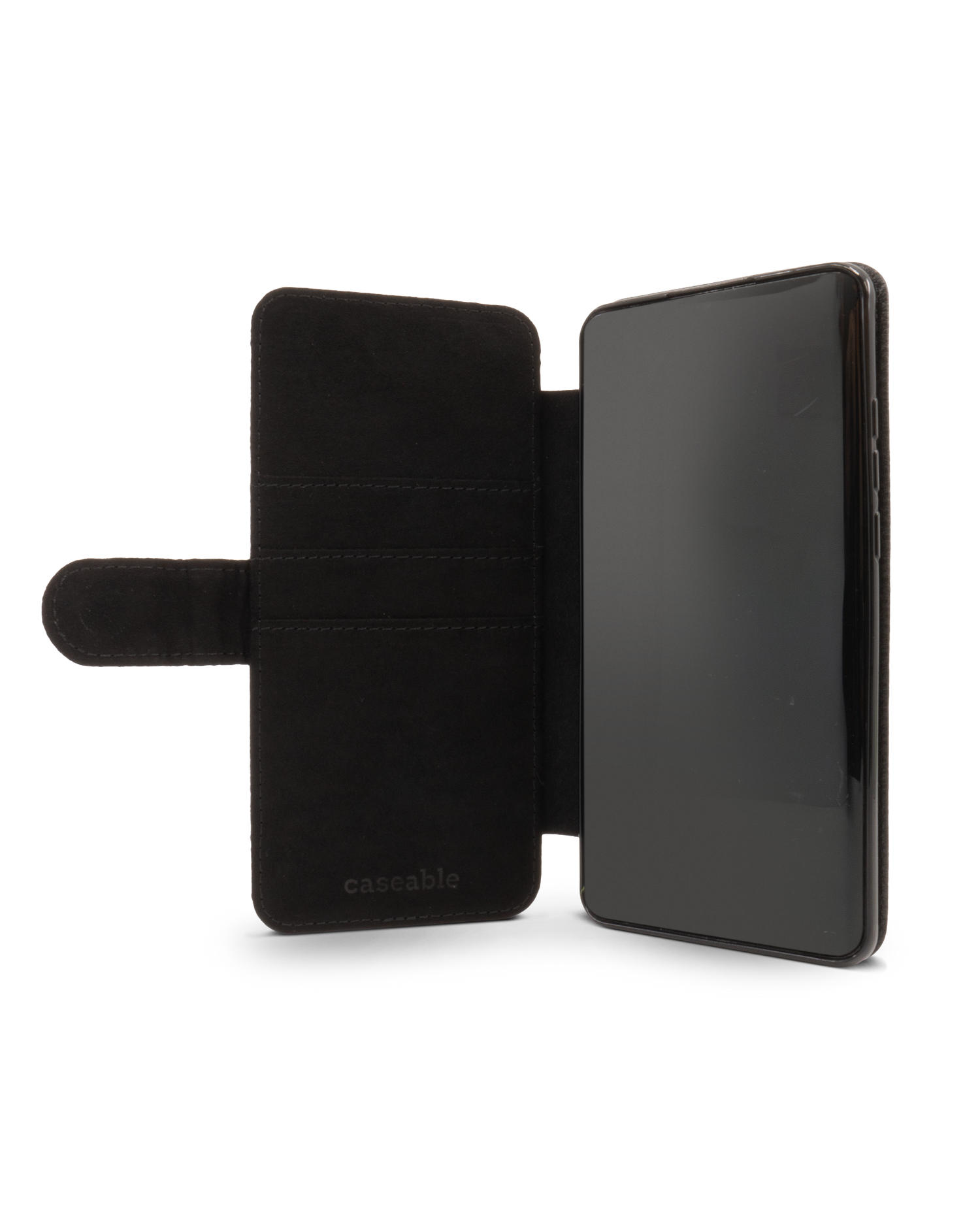 BLACK Wallet Phone Case Huawei P30 Pro: Inside View
