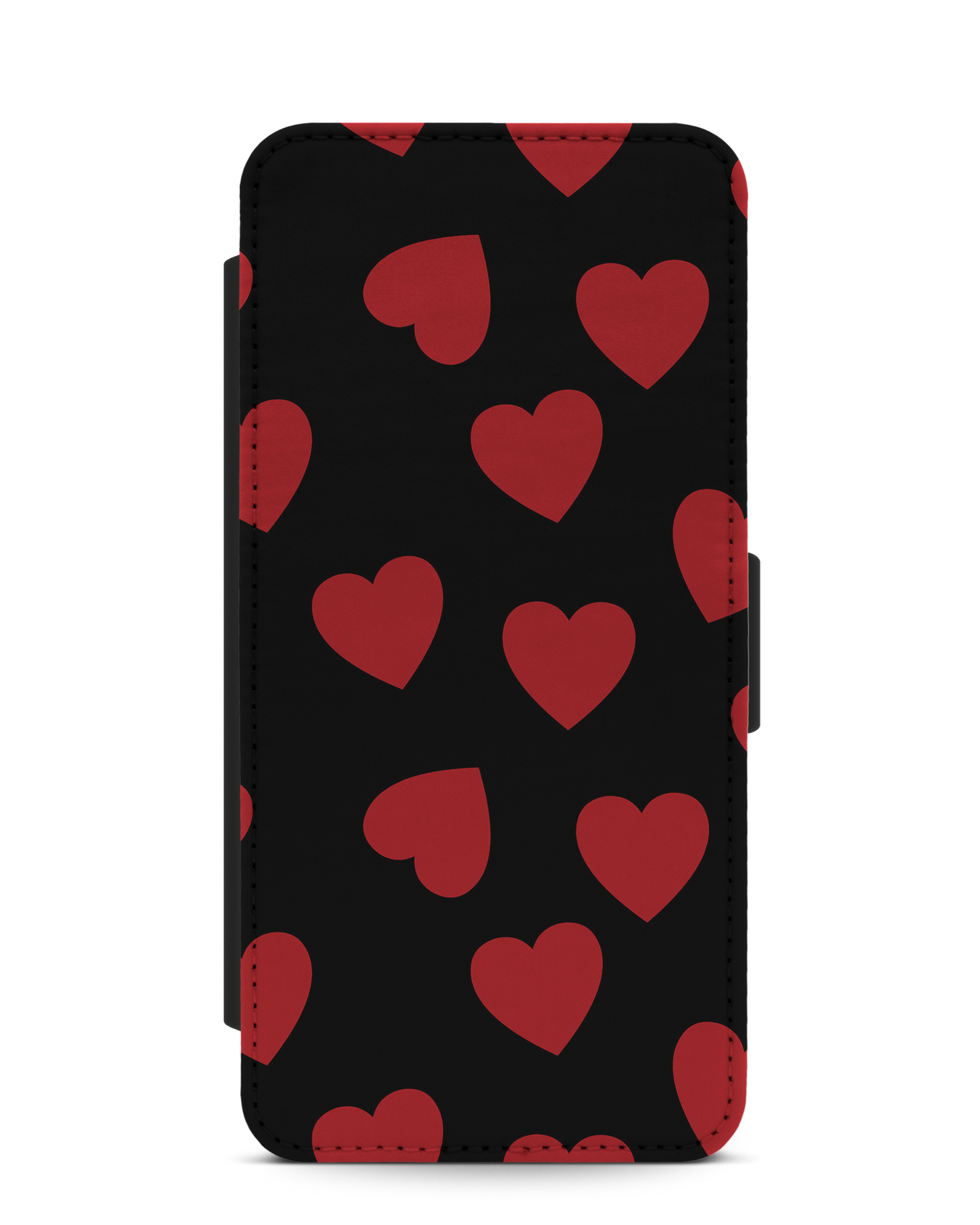 Repeating Hearts Wallet Phone Case Huawei P30 Pro: Front View