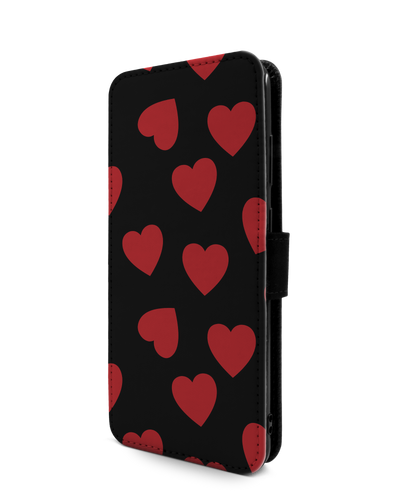 Repeating Hearts Wallet Phone Case Samsung Galaxy S20 Plus