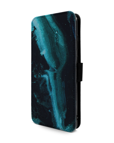 Deep Turquoise Sparkle Wallet Phone Case Samsung Galaxy S20 Plus