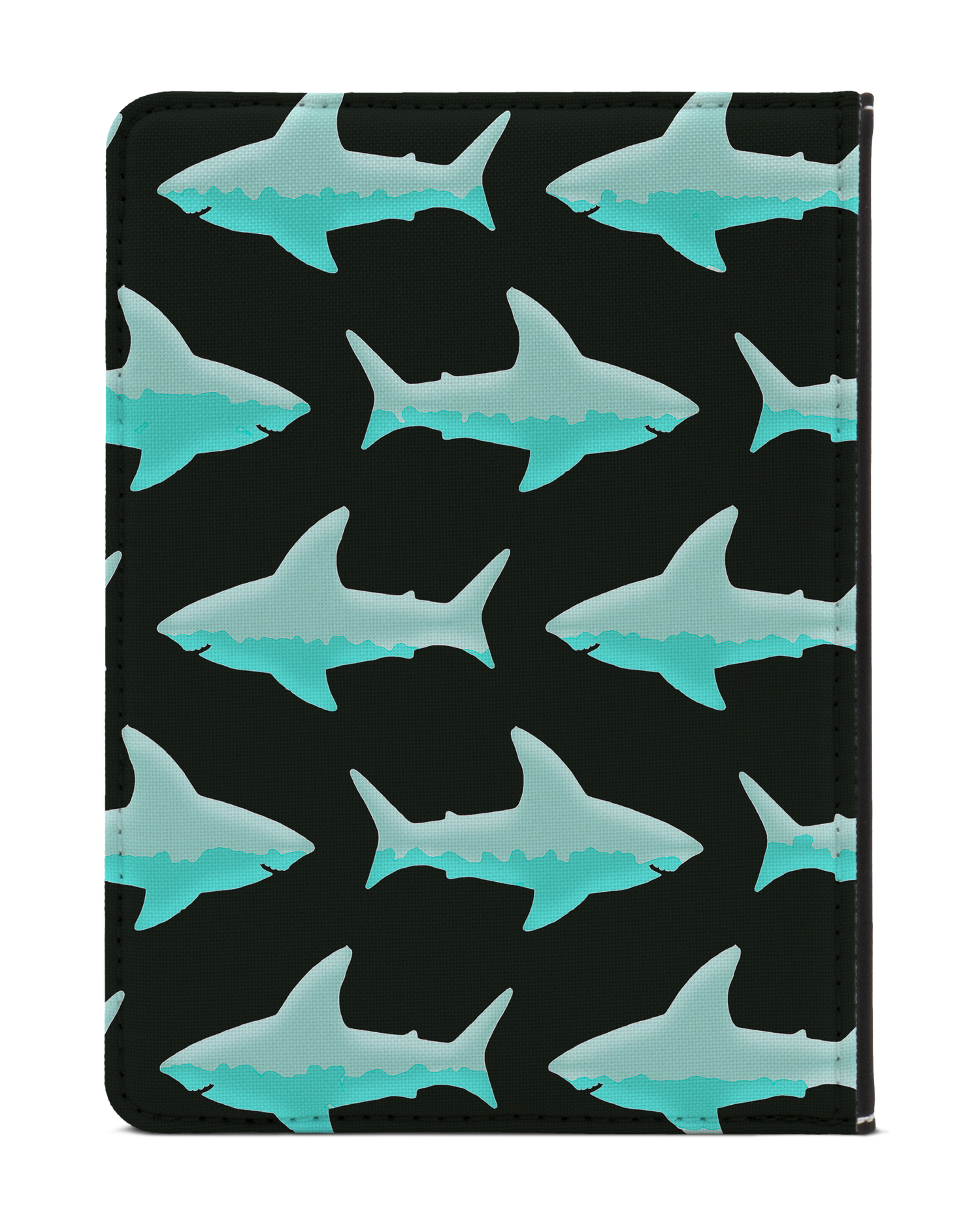 Neon Sharks eReader Case XS: Back View