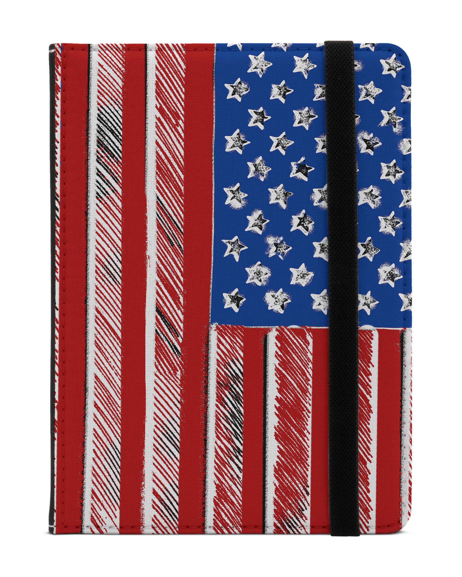 American Flag Color eReader Case XS: Front View