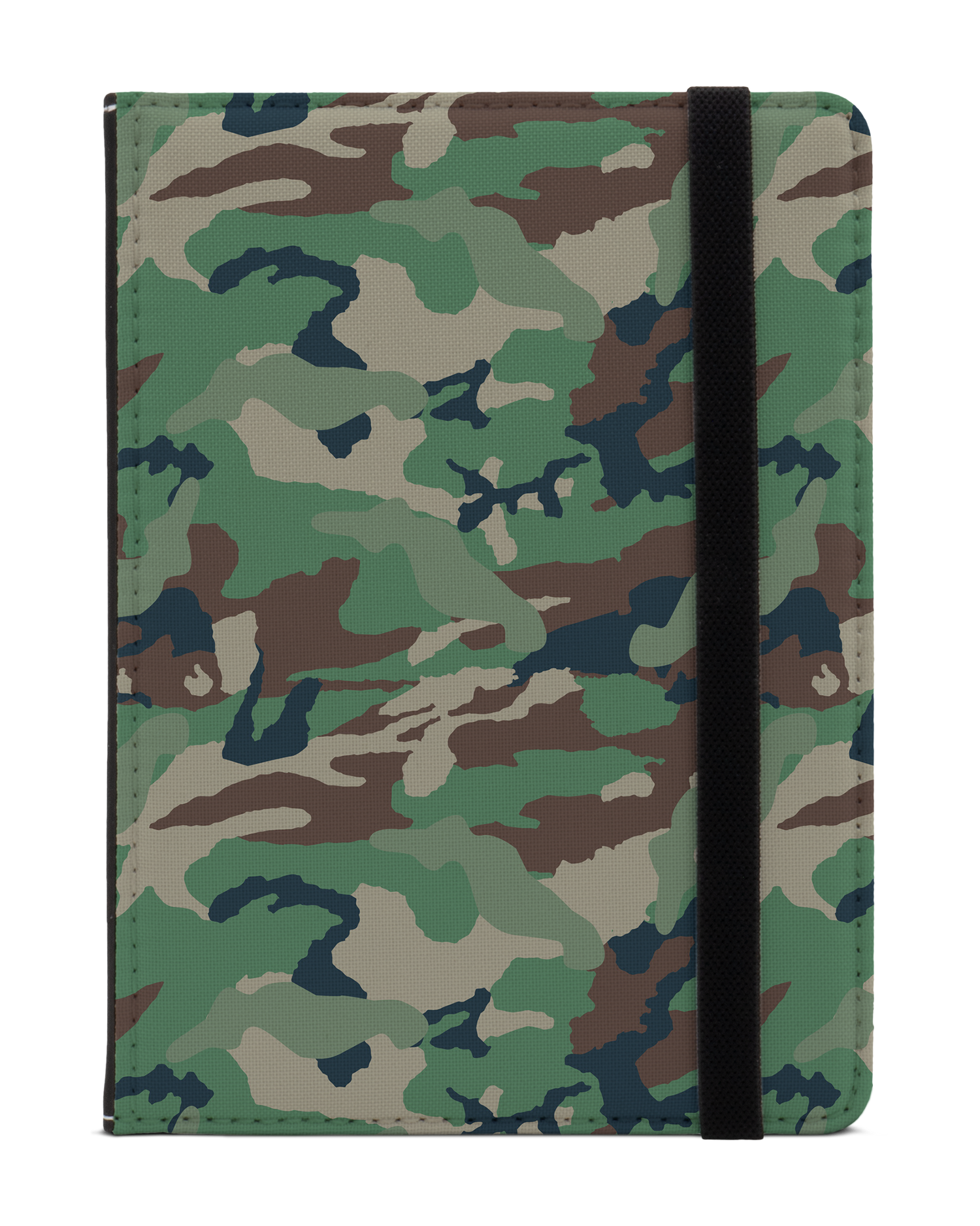 Green and Brown Camo eReader Case XS: Front View