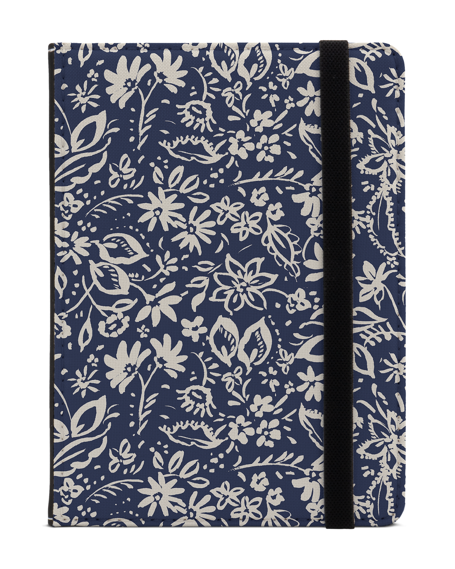 Ditsy Blue Paisley eReader Case XS: Front View
