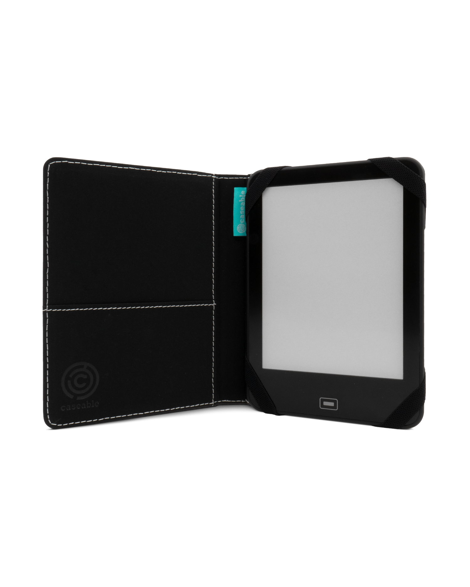 TURQUOISE eReader Case XS: Opened interior view