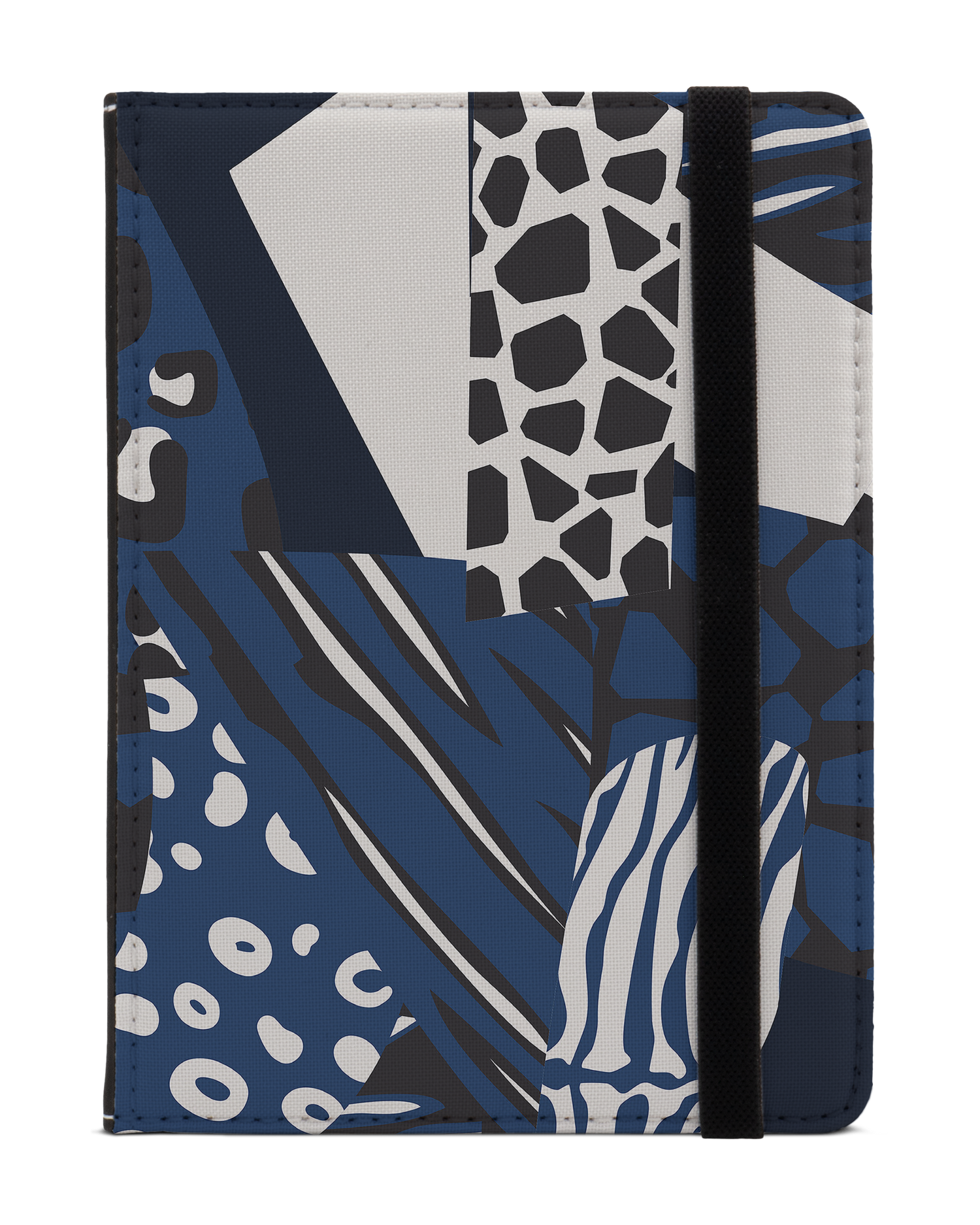 Animal Print Patchwork eReader Case XS: Front View
