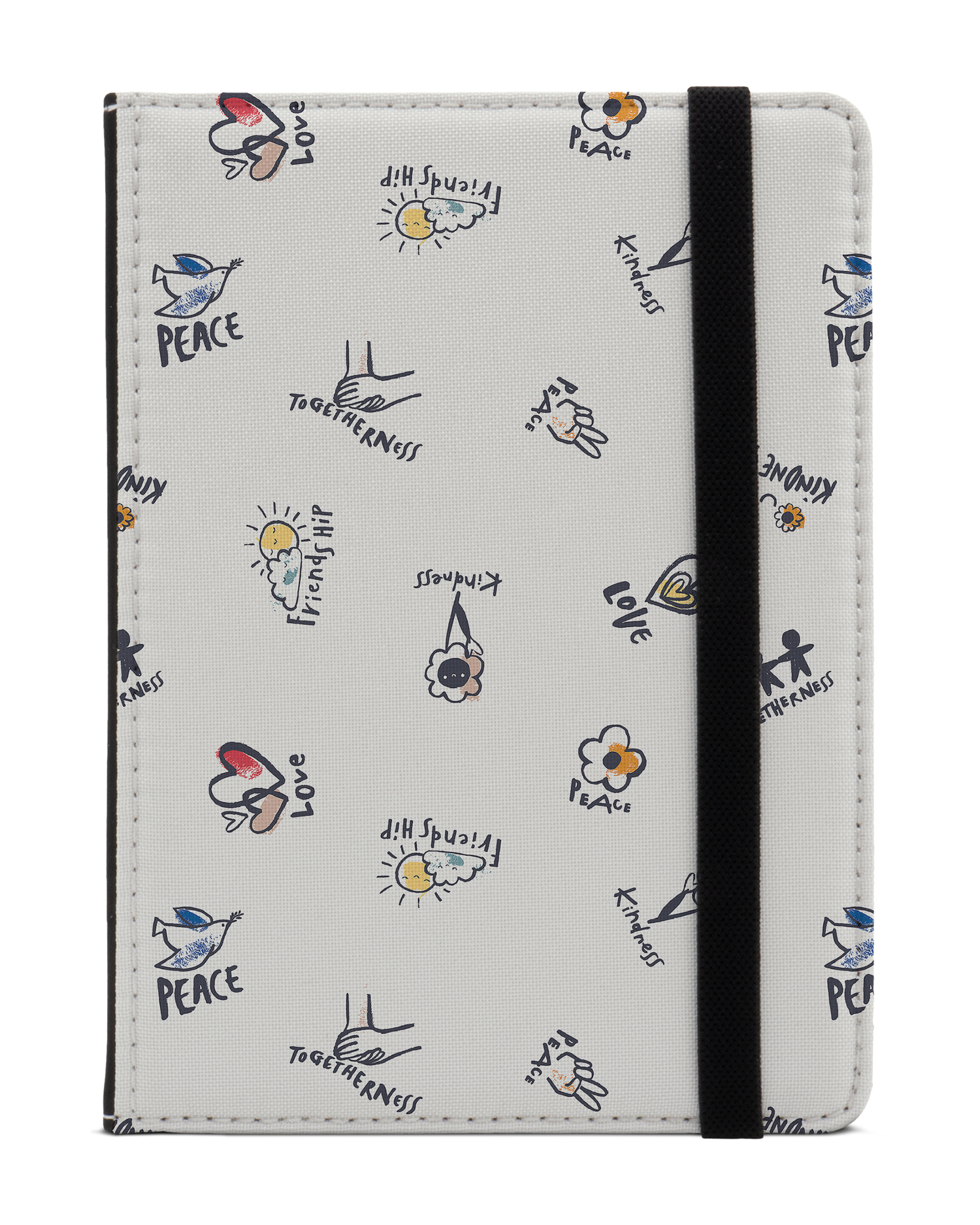 Peace And Love eReader Case XS: Front View