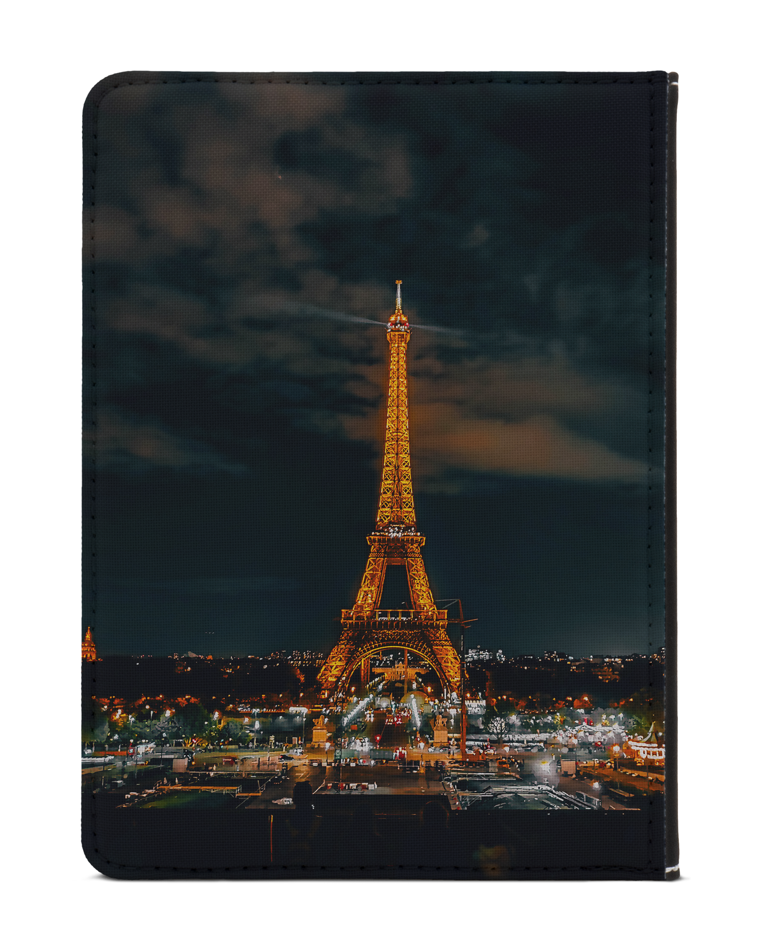 Eiffel Tower By Night eReader Case XS: Back View
