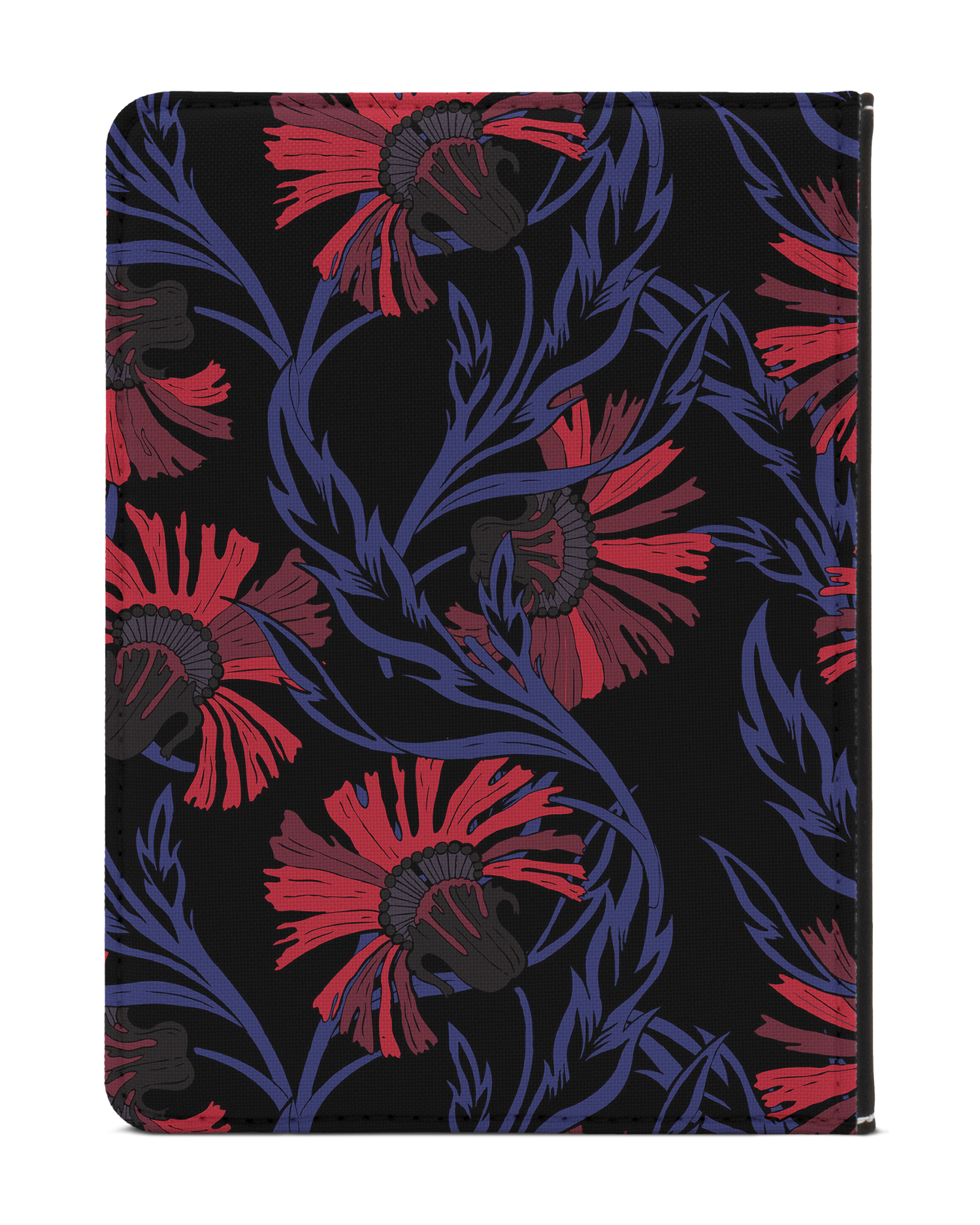 Midnight Floral eReader Case XS: Back View