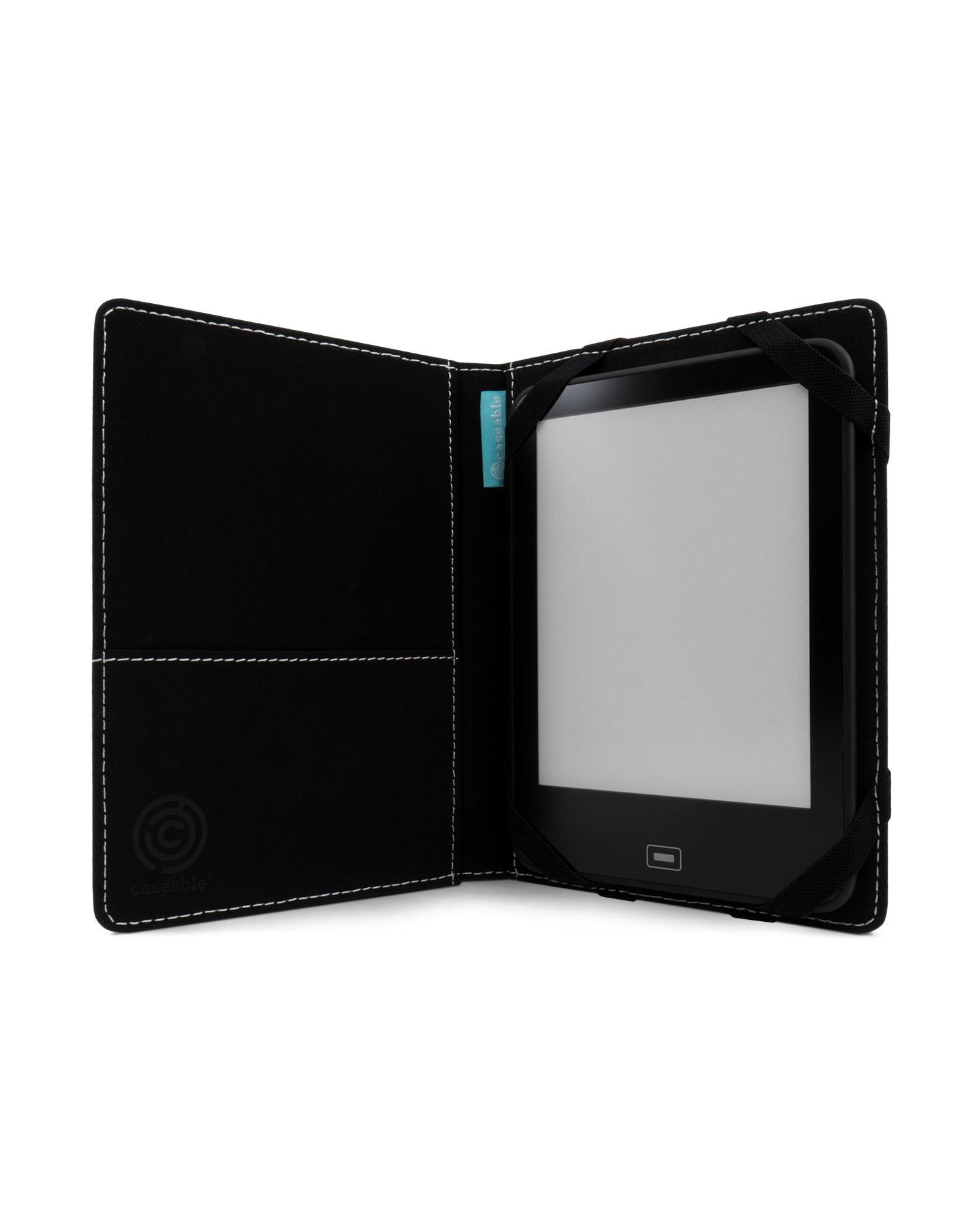 Mother of Pearl Marble eReader Case S: Opened interior view