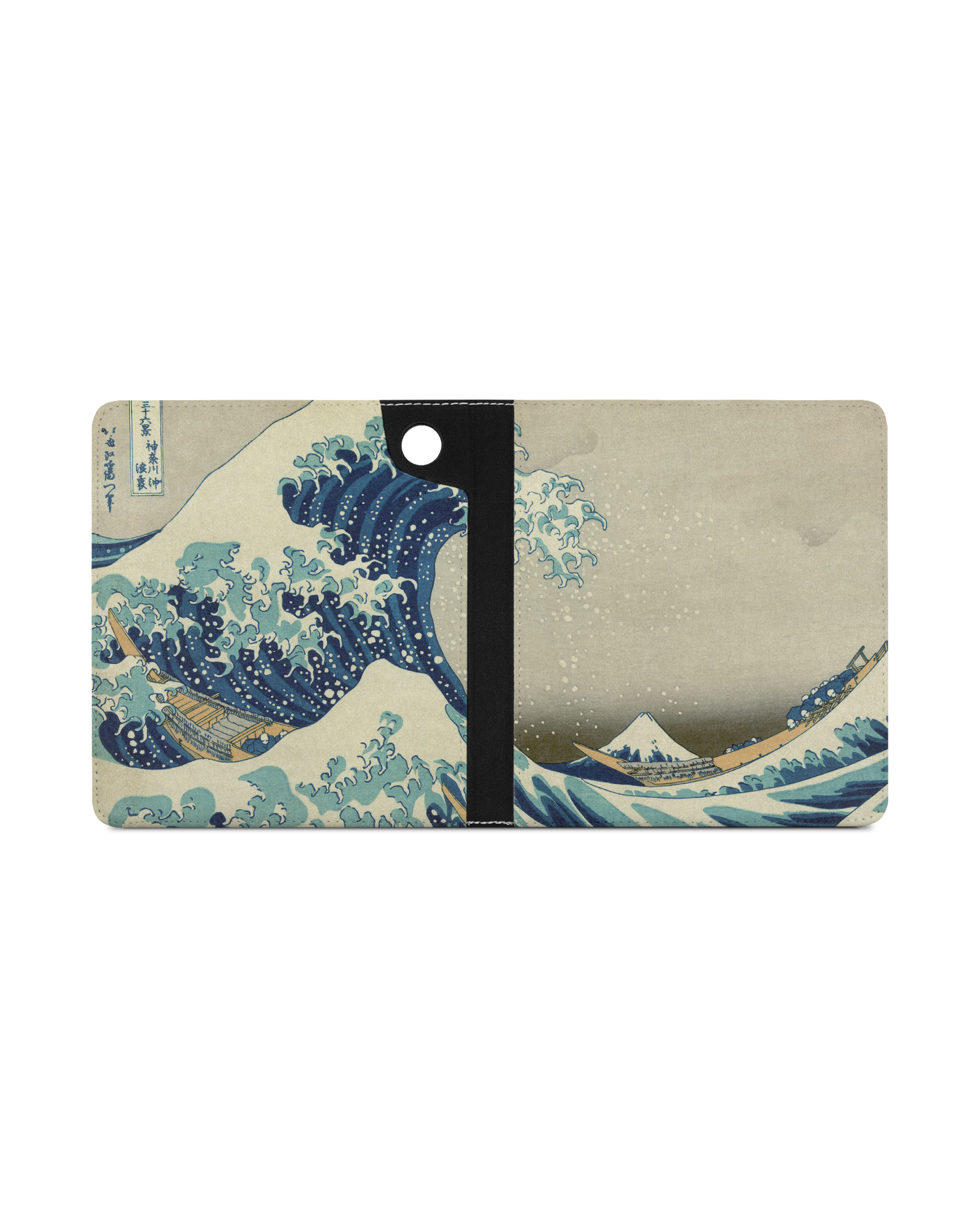 Great Wave Off Kanagawa By Hokusai eReader Case for tolino epos 3 (2022): Opened exterior view