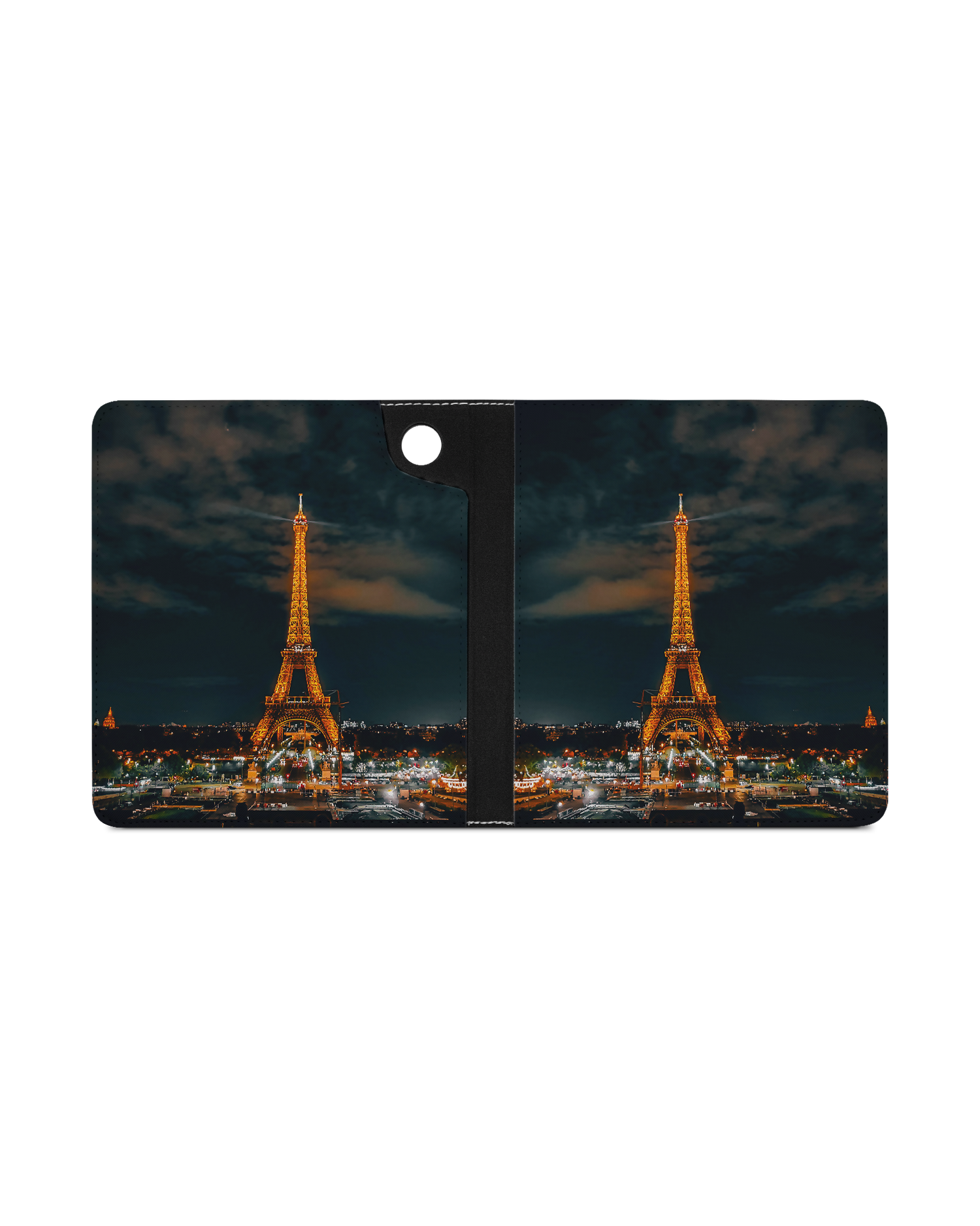 Eiffel Tower By Night eReader Case for tolino epos 3 (2022): Opened exterior view