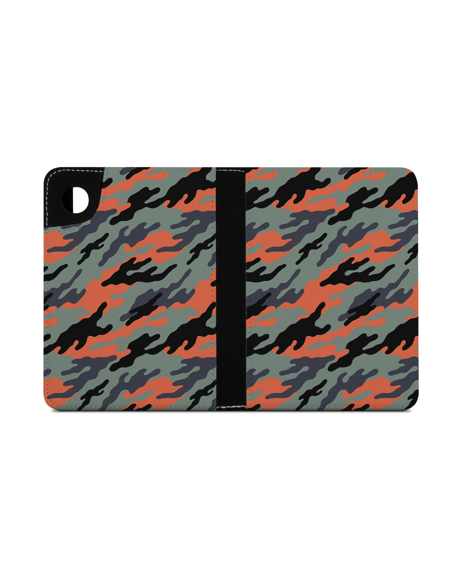 Camo Sunset eReader Case for tolino shine 4 (2022): Opened exterior view