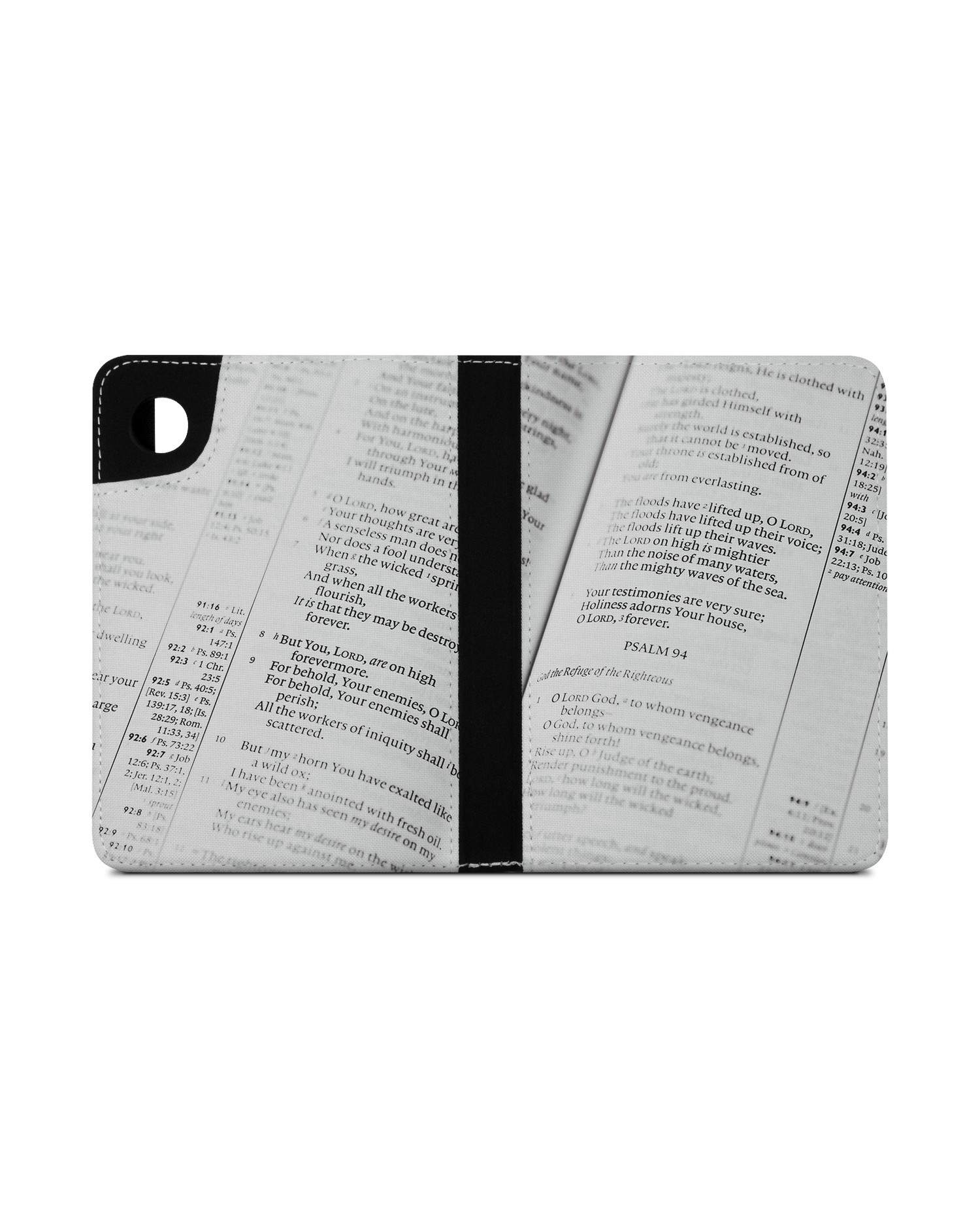 Bible Verse eReader Case for tolino shine 4 (2022): Opened exterior view