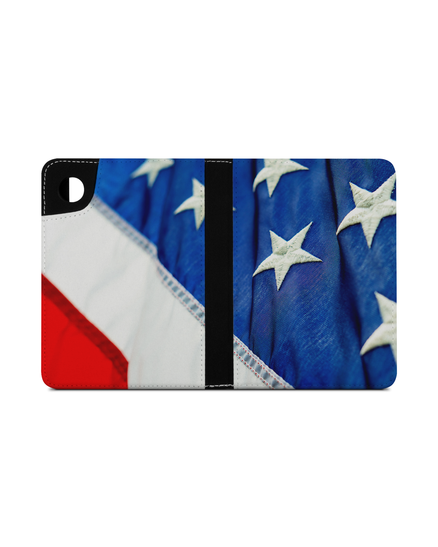 Stars And Stripes eReader Case for tolino shine 4 (2022): Opened exterior view