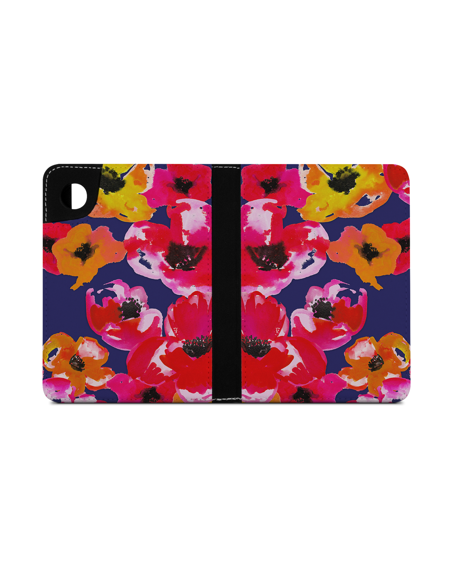 Painted Poppies eReader Case for tolino shine 4 (2022): Opened exterior view