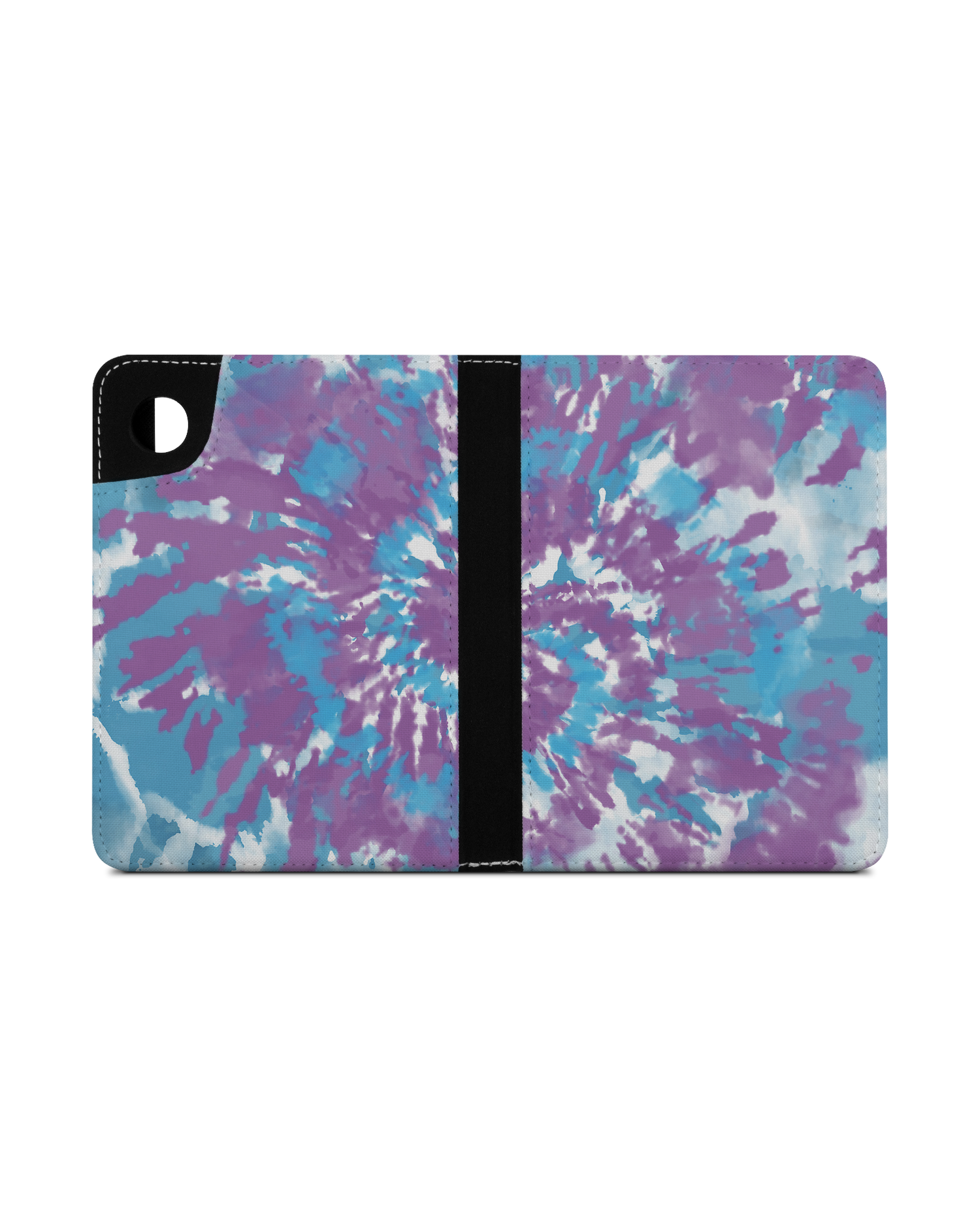 Classic Tie Dye eReader Case for tolino shine 4 (2022): Opened exterior view