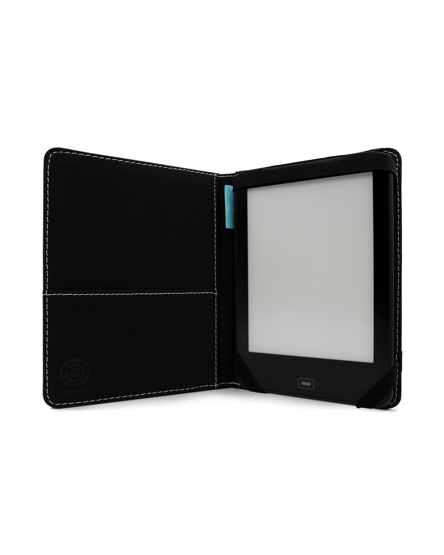 ISG Black eReader Case for tolino vision 1 to 4 HD: Opened interior view