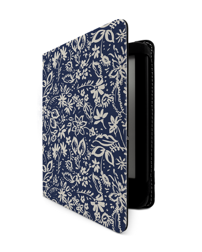 Ditsy Blue Paisley eReader Case for tolino vision 1 to 4 HD