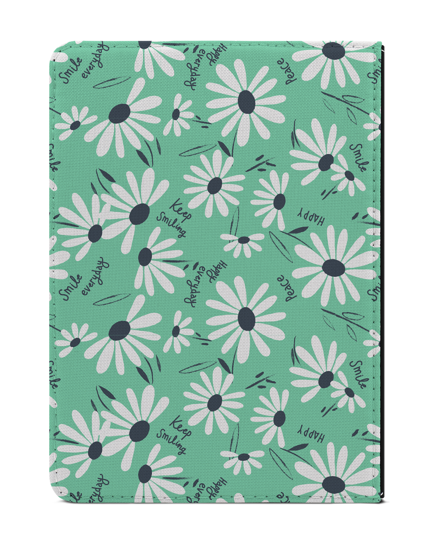 Positive Daisies eReader Case for tolino vision 1 to 4 HD: Back View