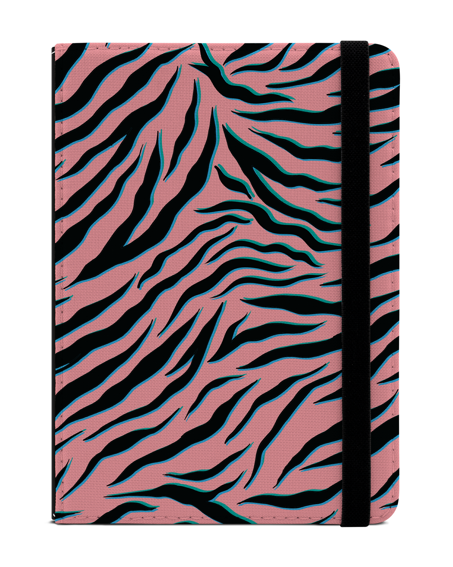 Pink Zebra eReader Case for tolino vision 1 to 4 HD: Front View