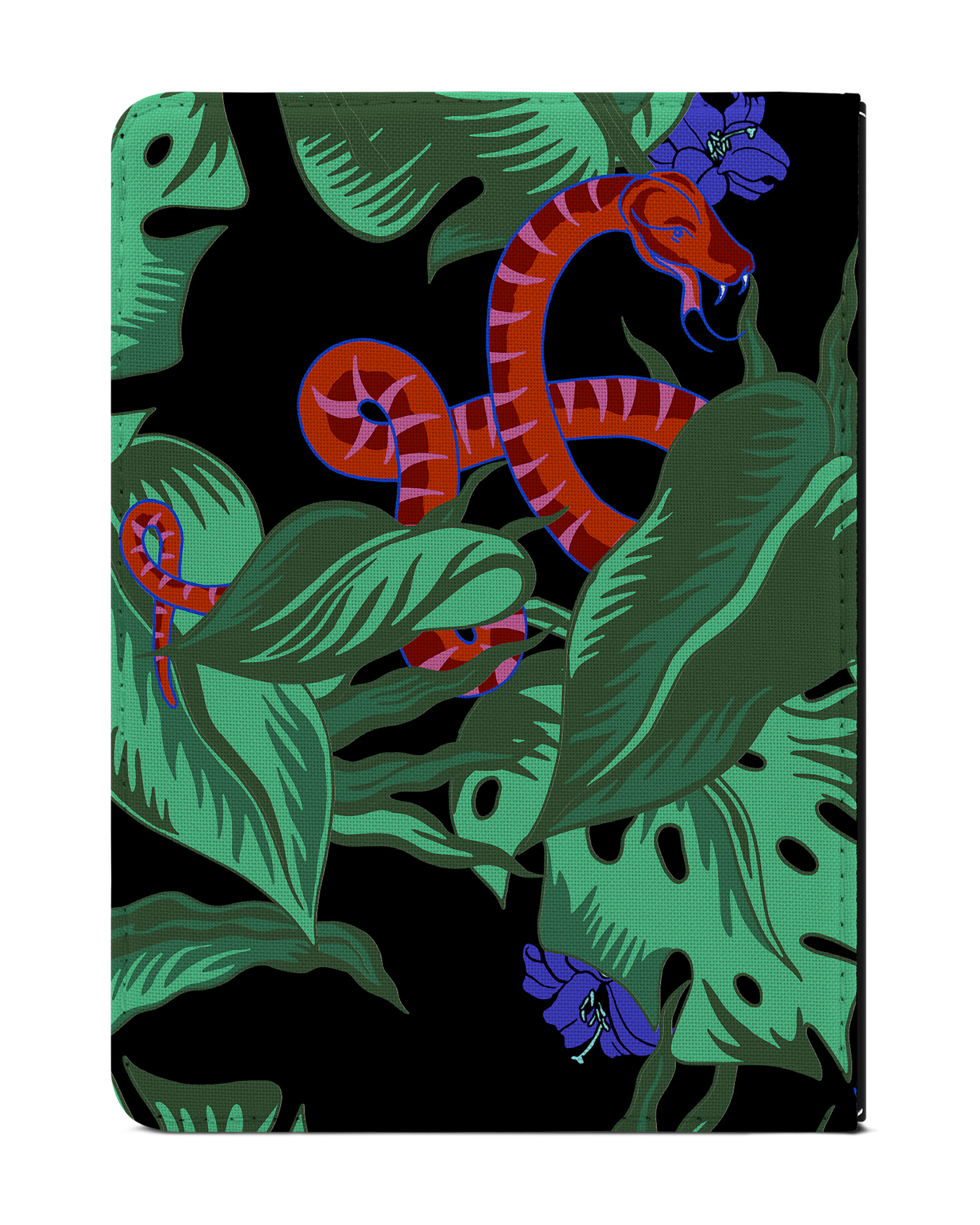 Tropical Snakes eReader Case for tolino vision 1 to 4 HD: Back View