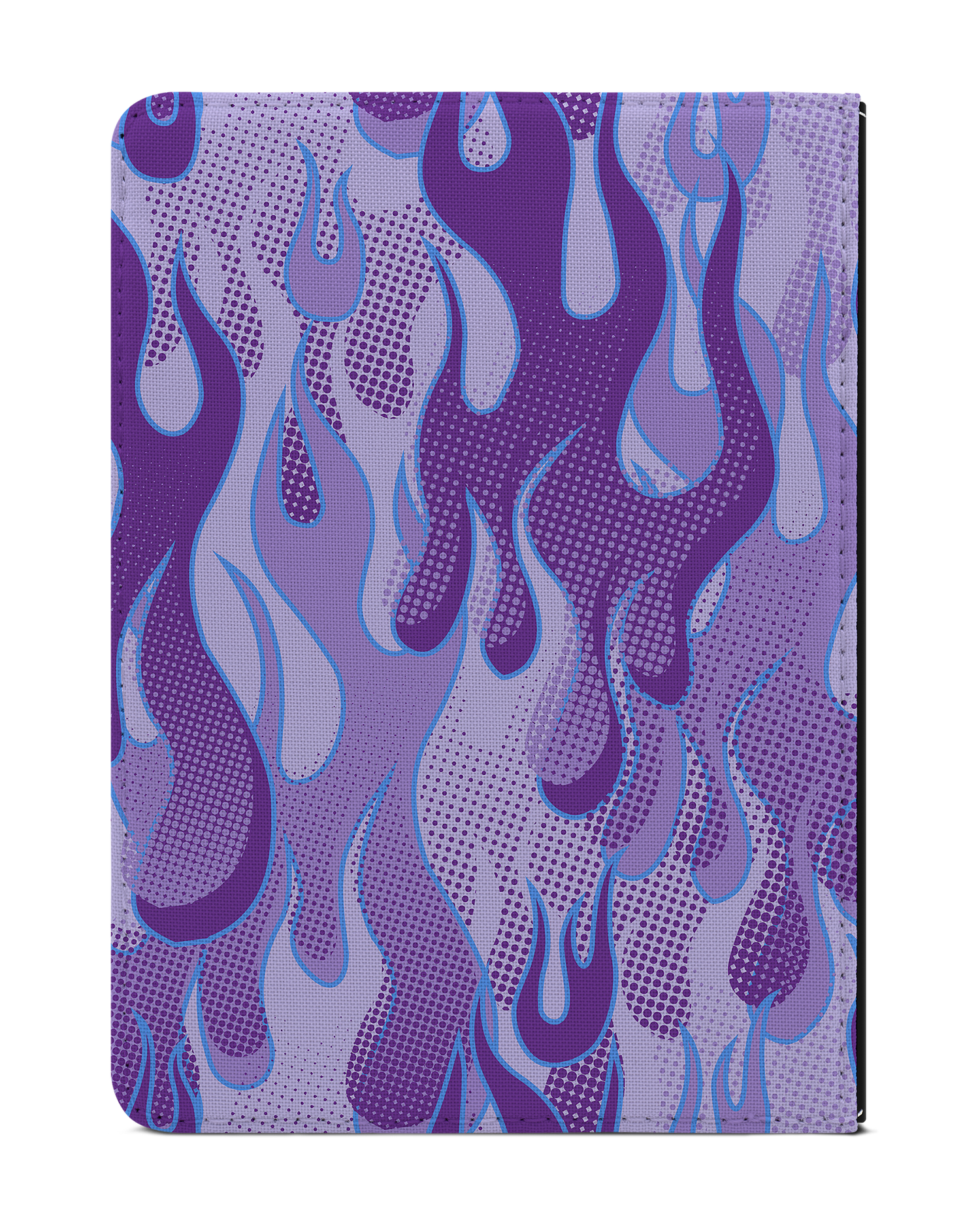 Purple Flames eReader Case for tolino vision 1 to 4 HD: Back View
