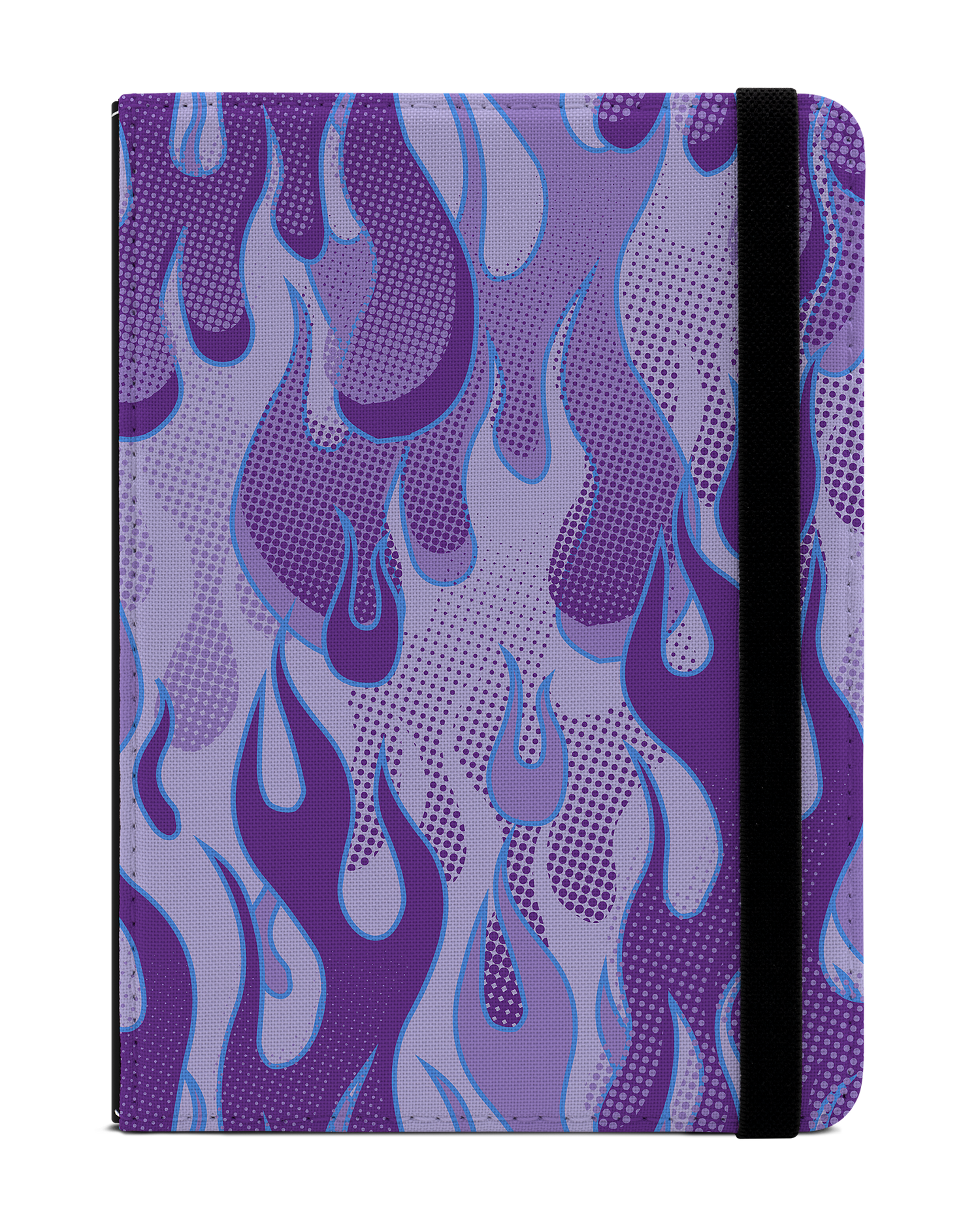 Purple Flames eReader Case for tolino vision 1 to 4 HD: Front View