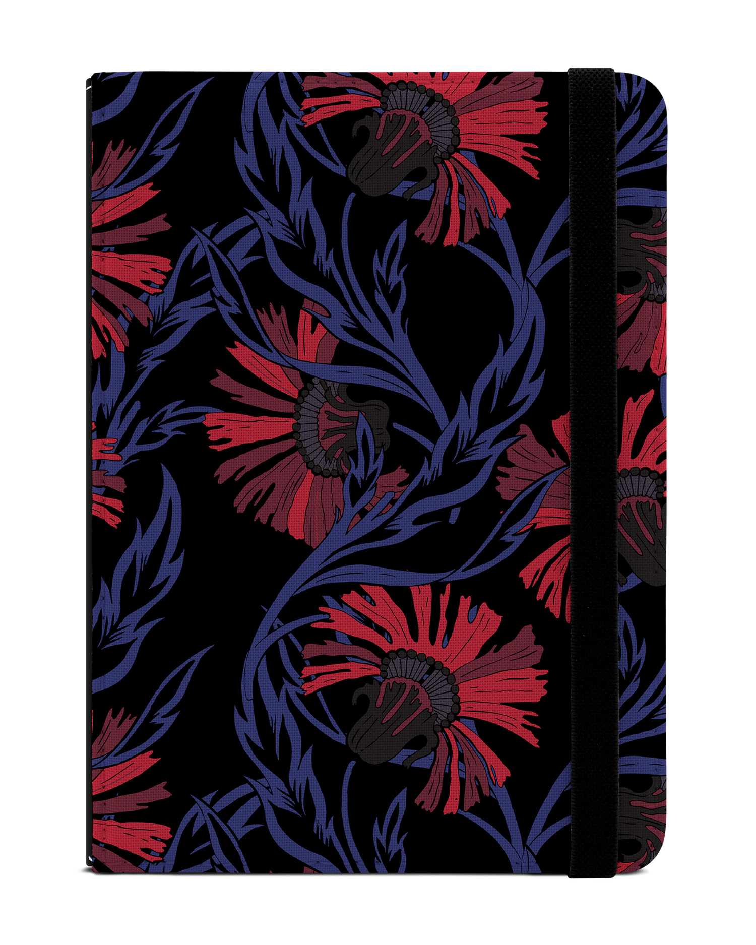 Midnight Floral eReader Case for tolino vision 1 to 4 HD: Front View