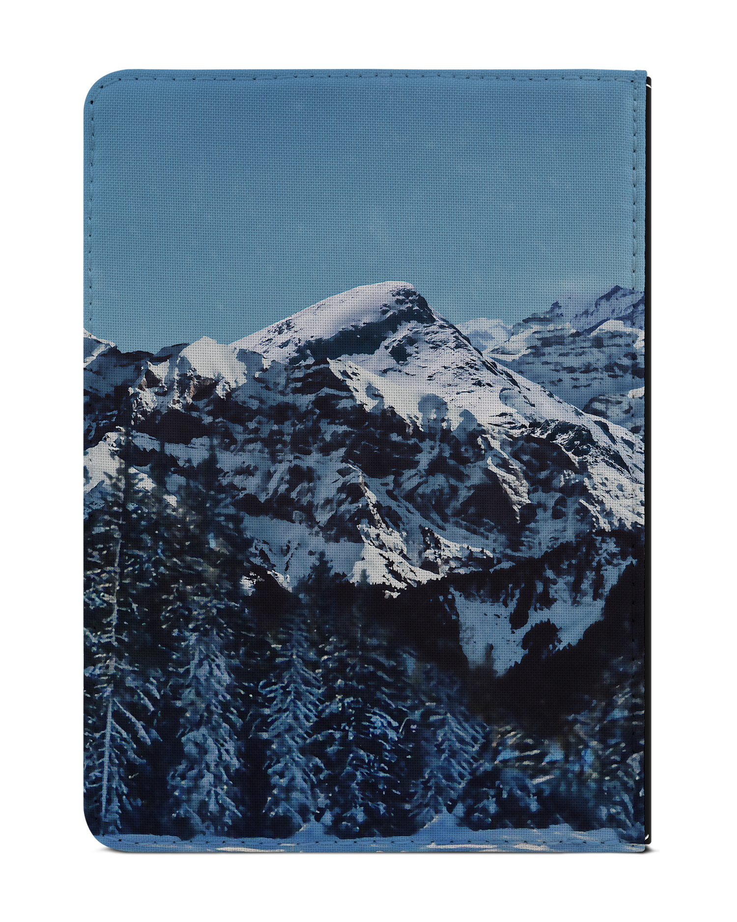 Winter Landscape eReader Case for tolino vision 1 to 4 HD: Back View