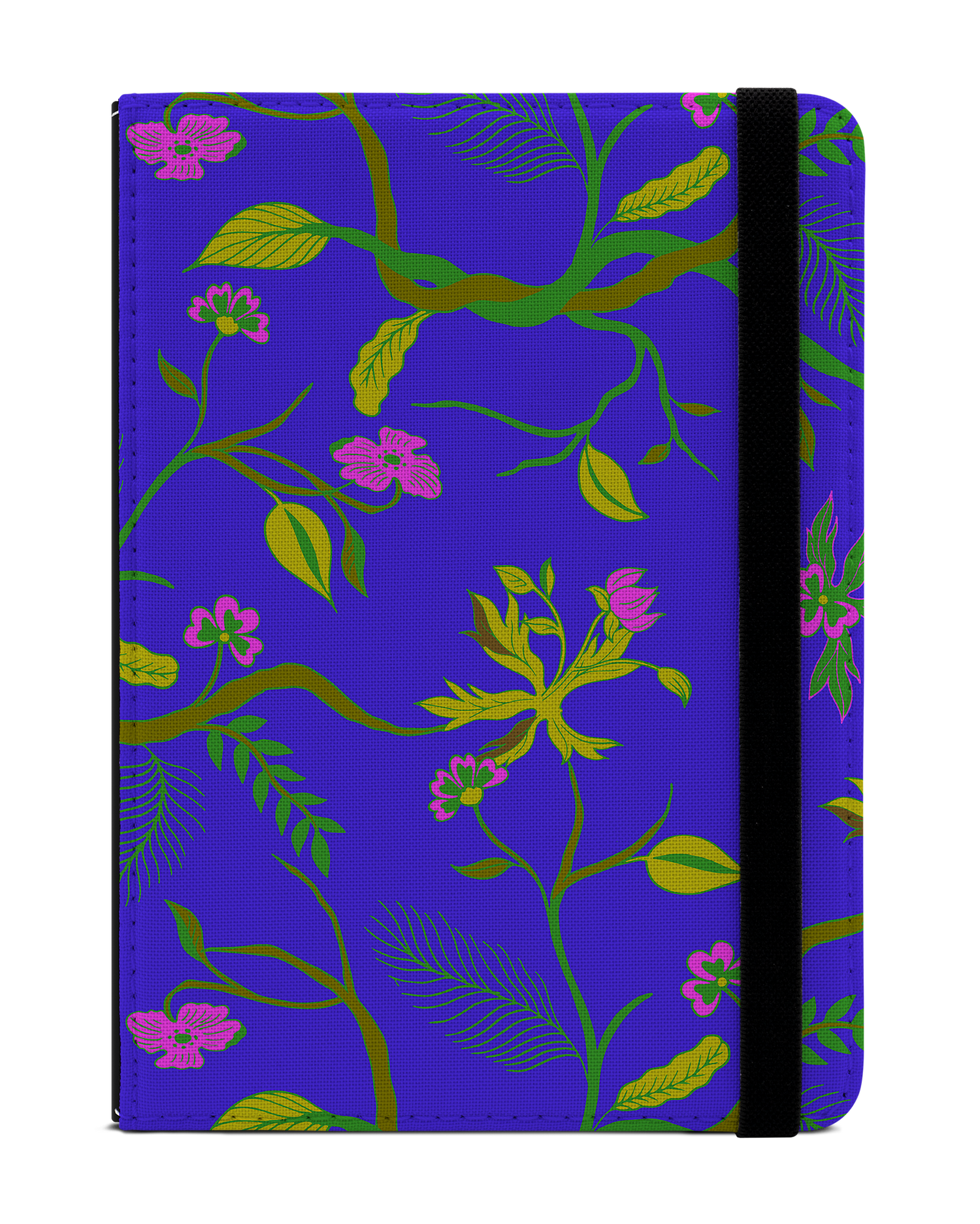 Ultra Violet Floral eReader Case for tolino vision 1 to 4 HD: Front View