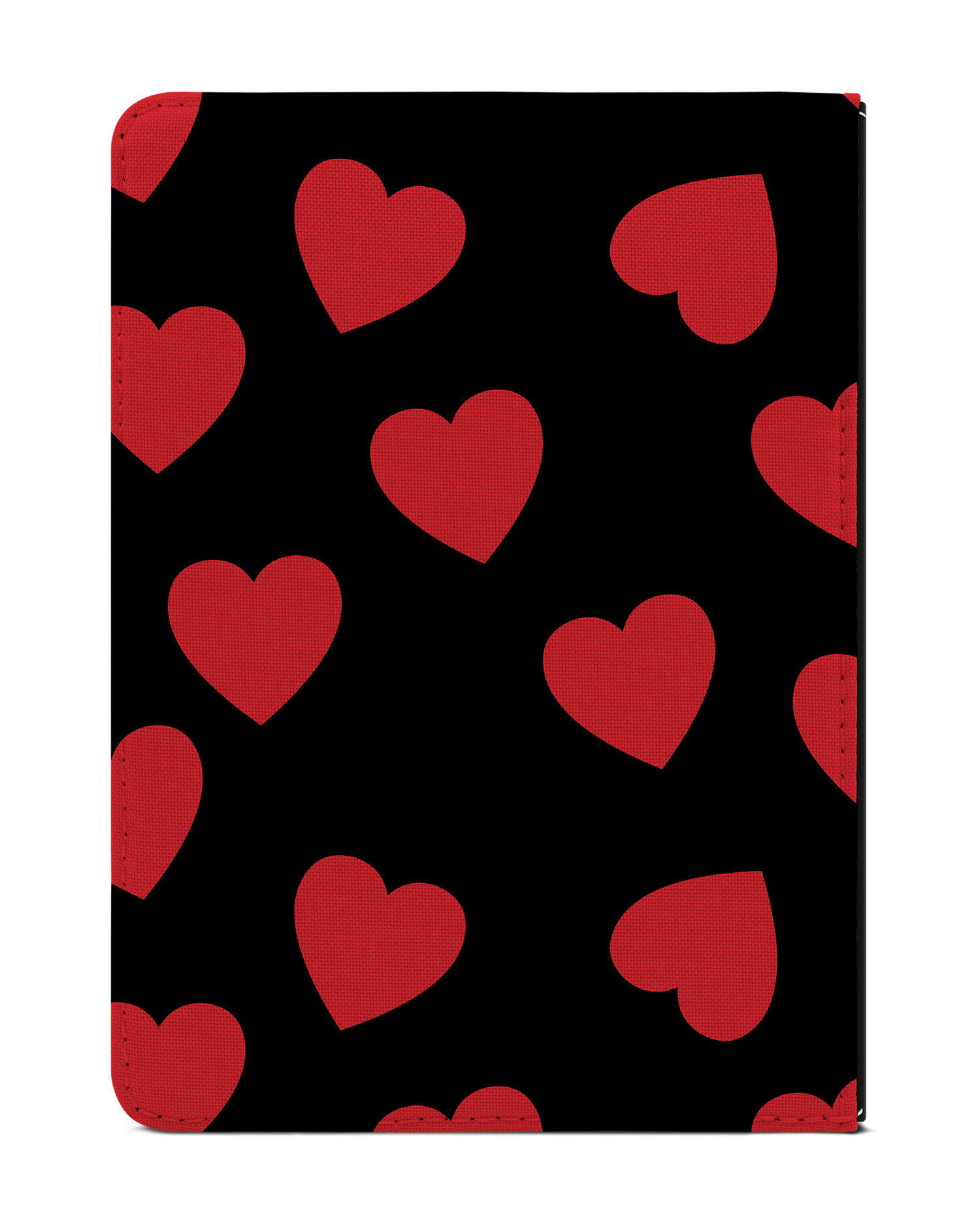 Repeating Hearts eReader Case for tolino vision 1 to 4 HD: Back View