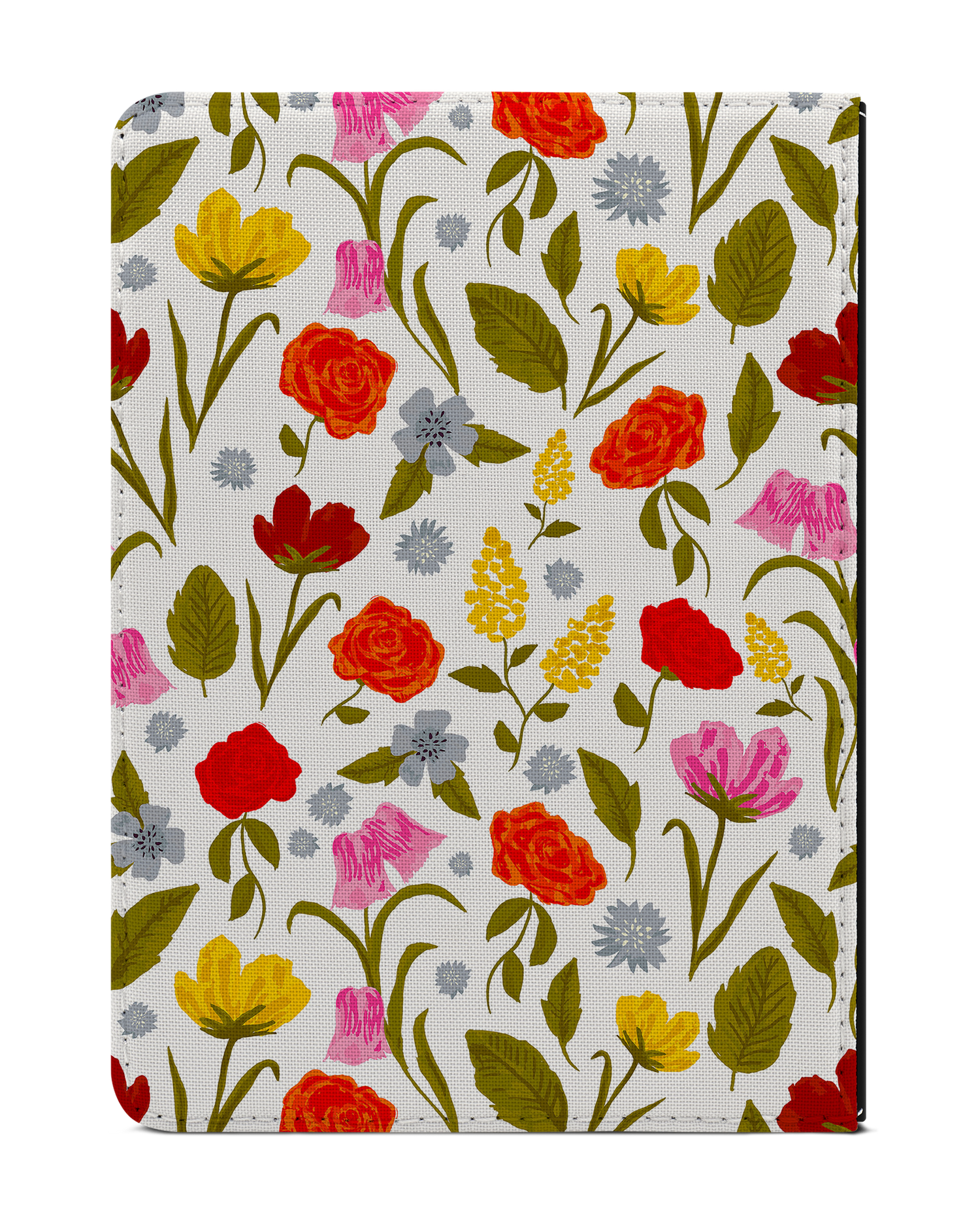 Botanical Beauties eReader Case for tolino vision 1 to 4 HD: Back View