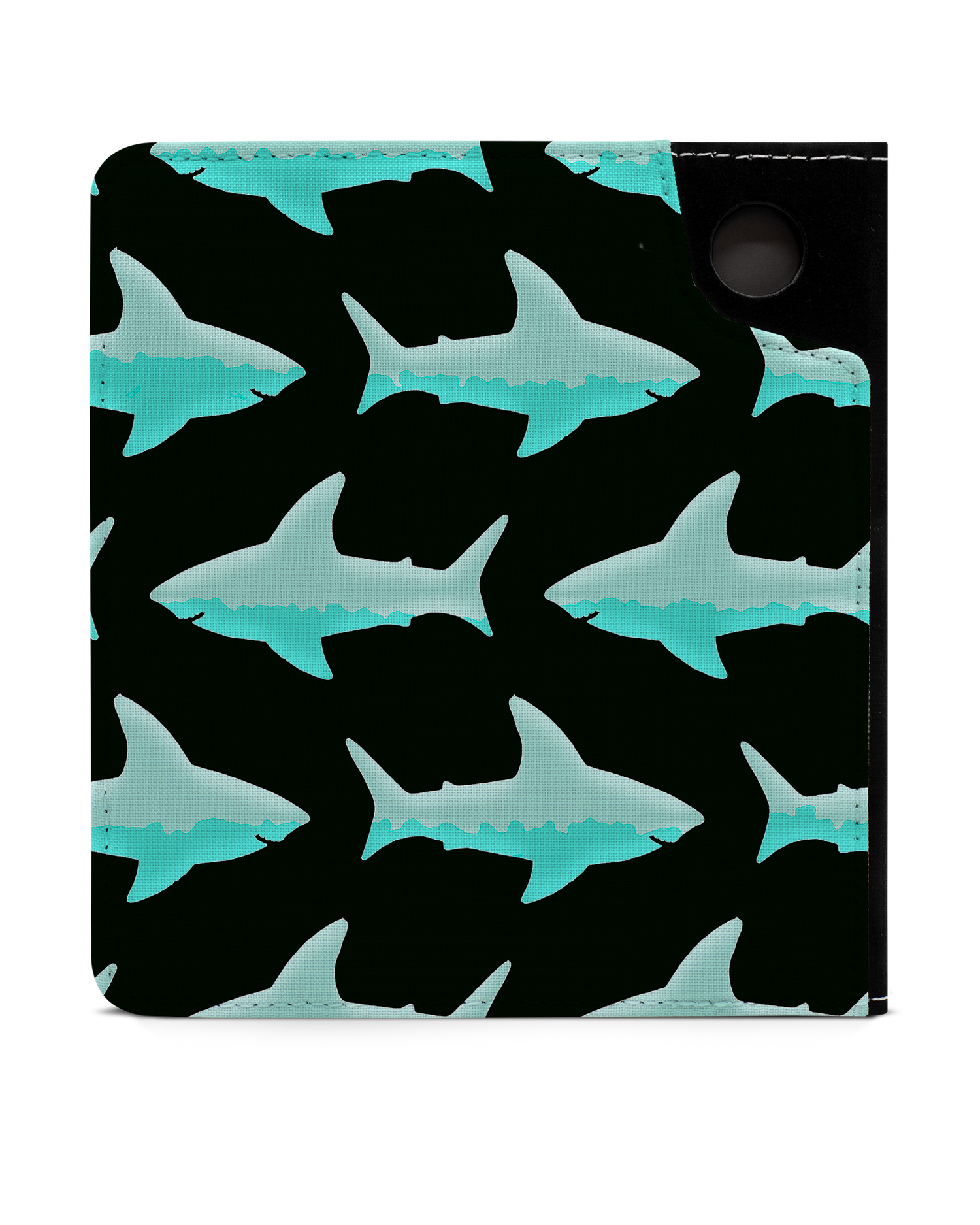 Neon Sharks eReader Case for tolino vision 6: Back View