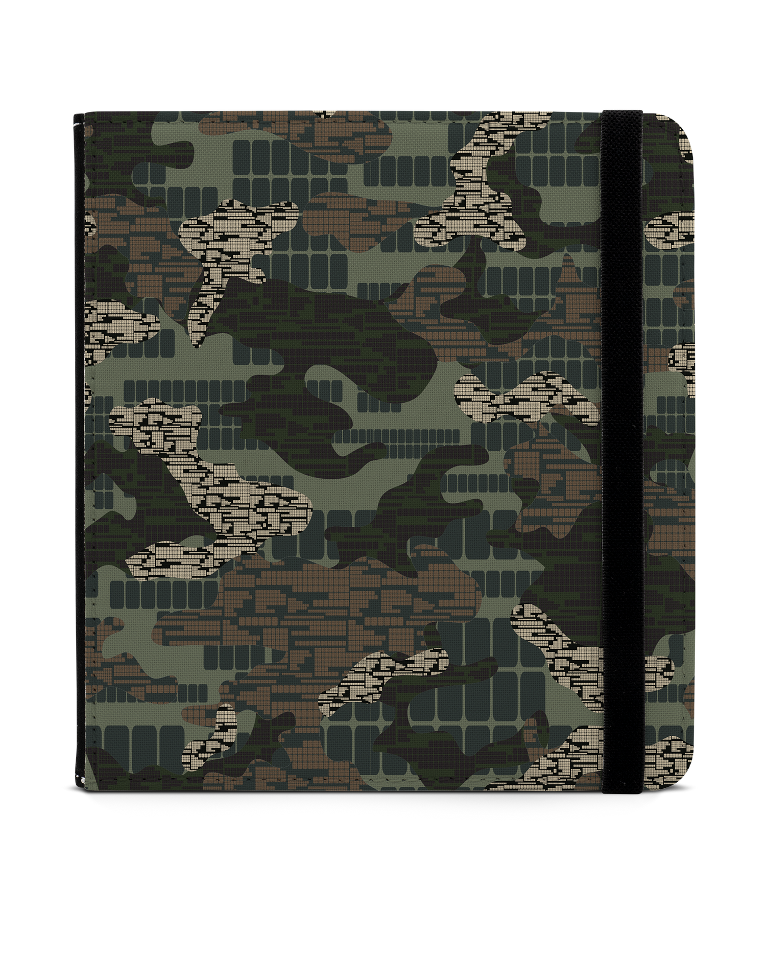 Green Camo Mix eReader Case for tolino vision 6: Front View