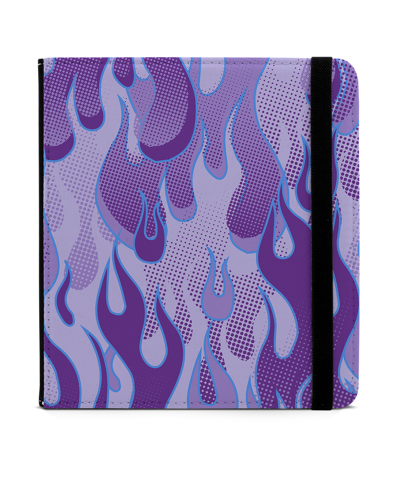 Purple Flames eReader Case for tolino vision 6: Front View
