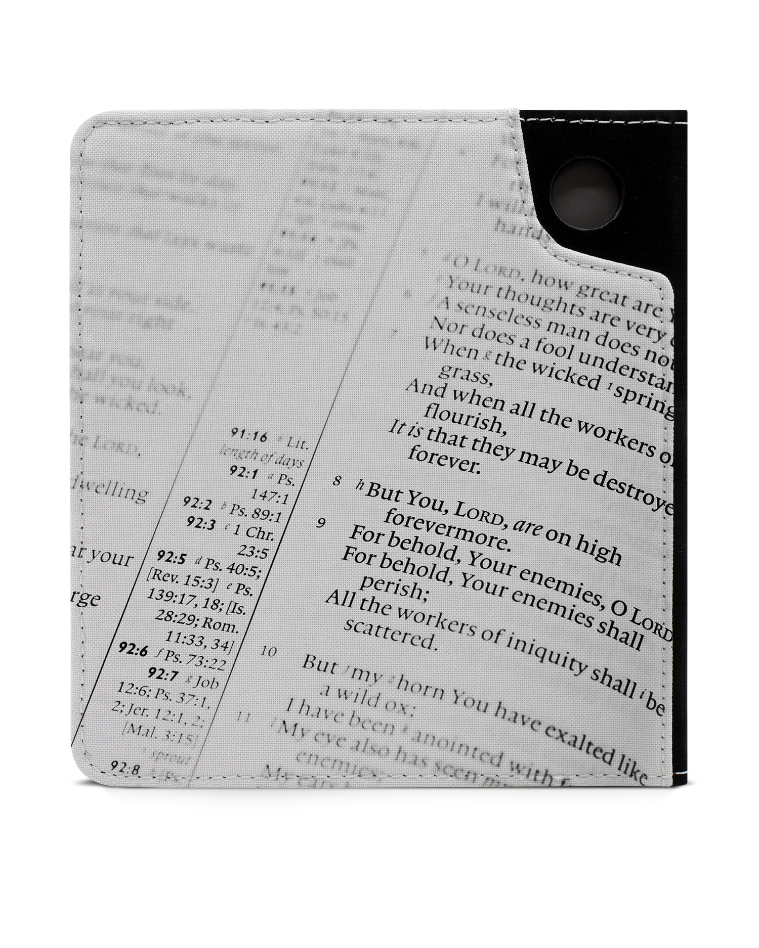 Bible Verse eReader Case for tolino vision 6: Back View