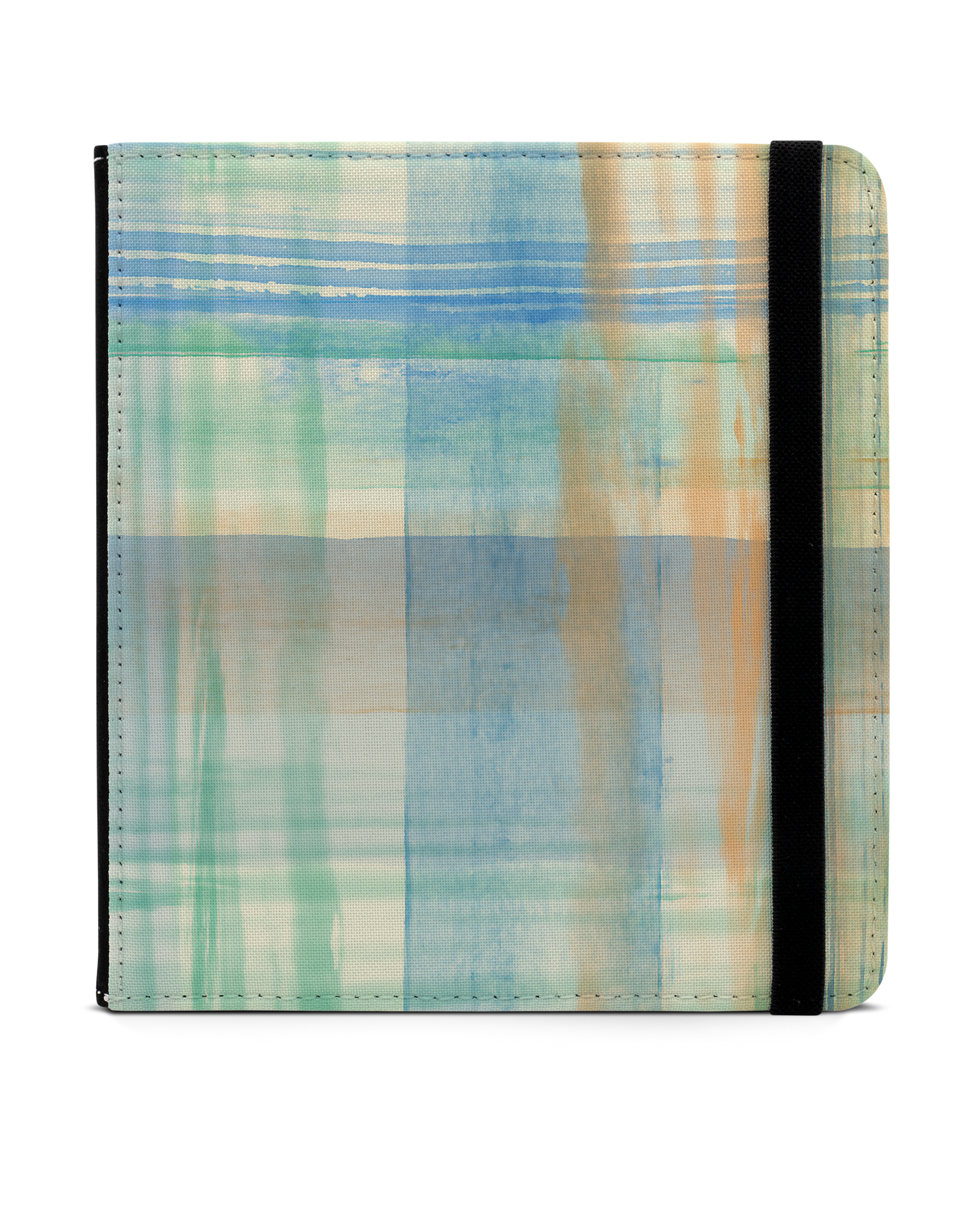 Washed Out Plaid eReader Case for tolino vision 6: Front View