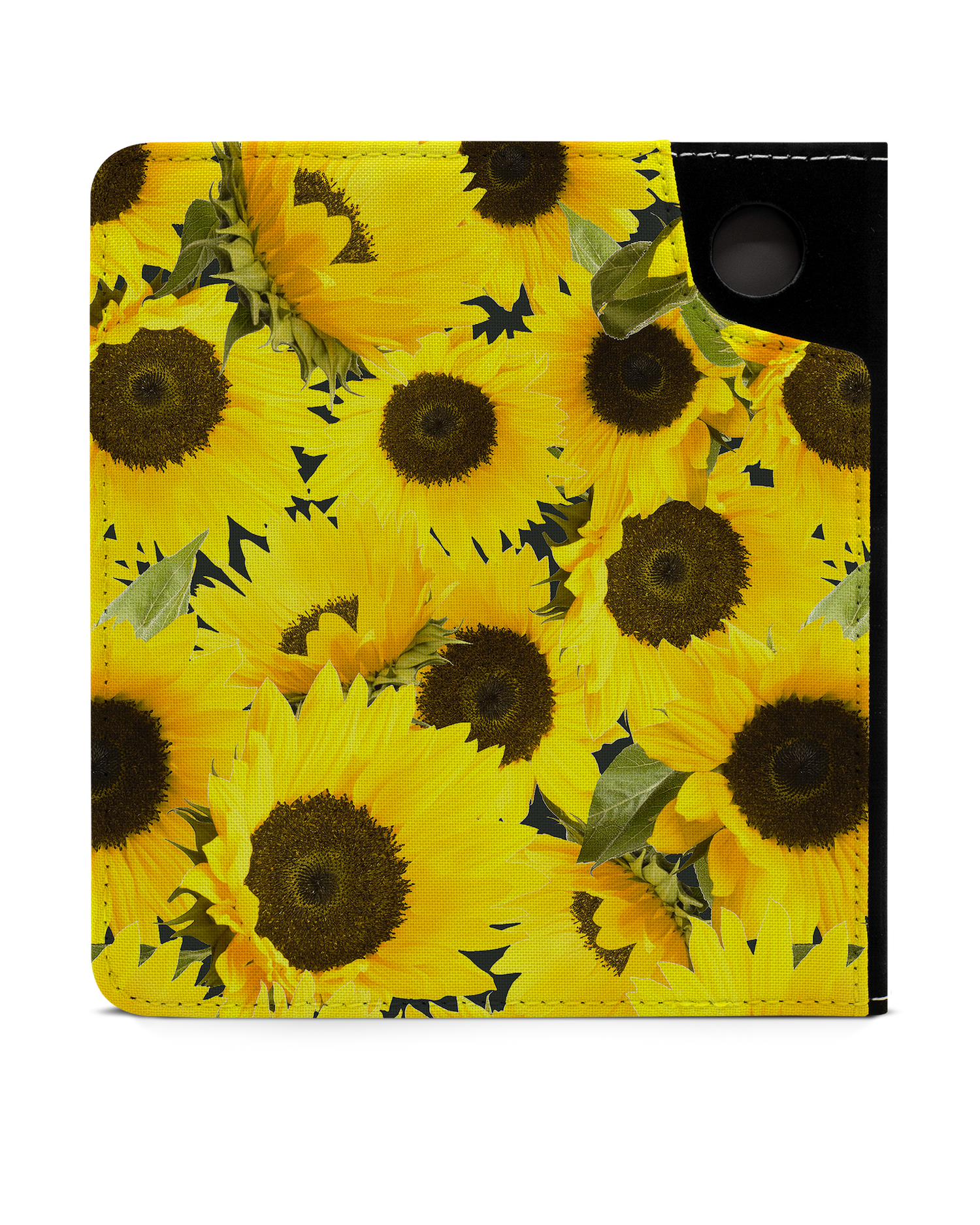 Sunflowers eReader Case for tolino vision 6: Back View