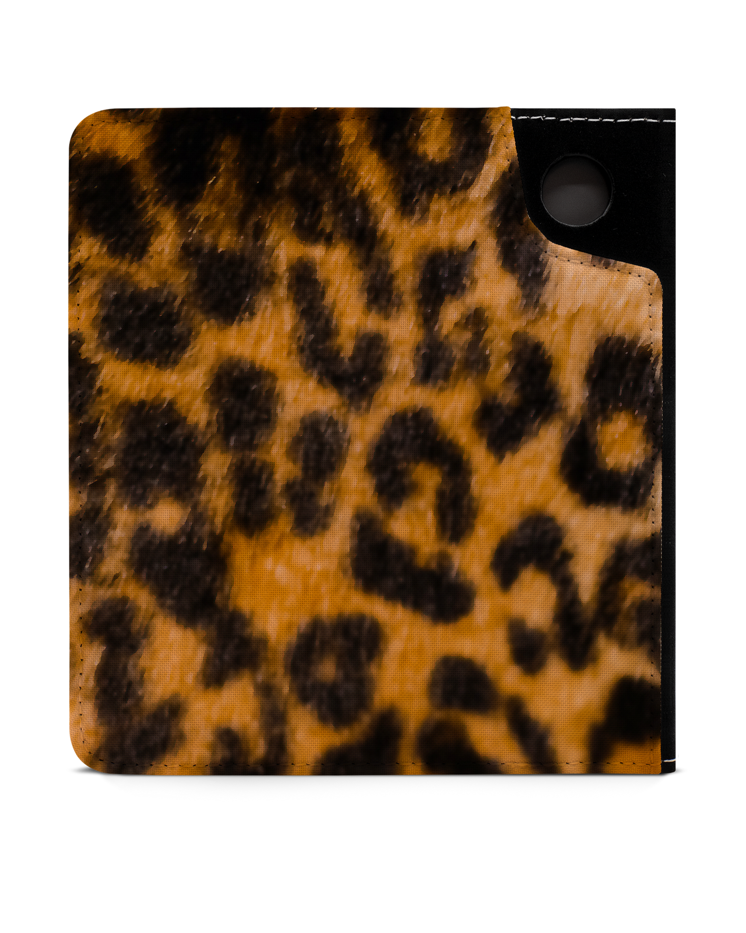 Leopard Pattern eReader Case for tolino vision 6: Back View