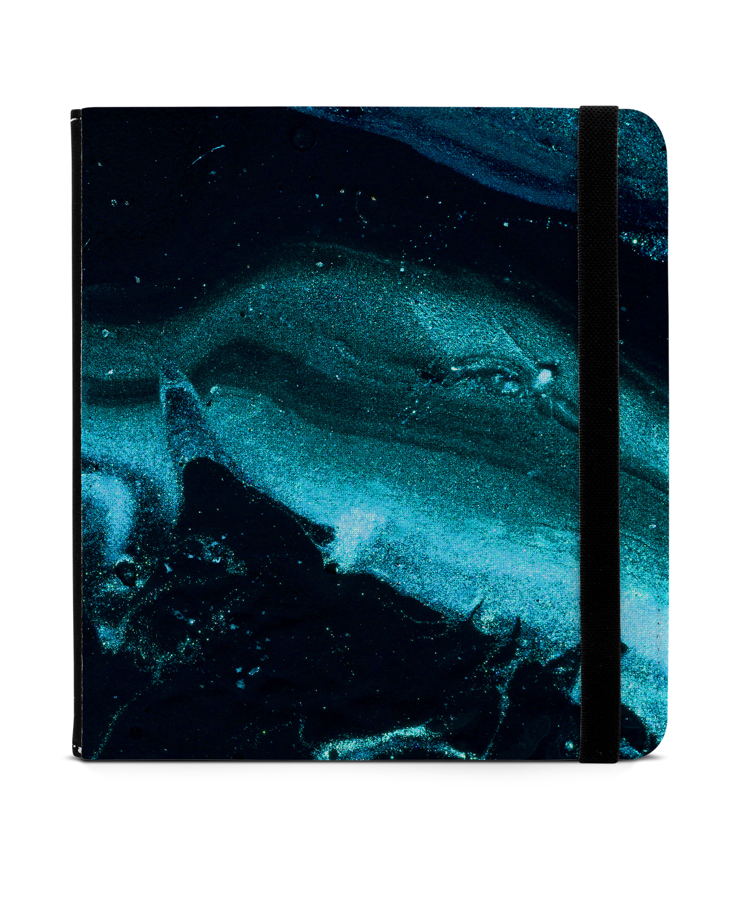 Deep Turquoise Sparkle eReader Case for tolino vision 6: Front View