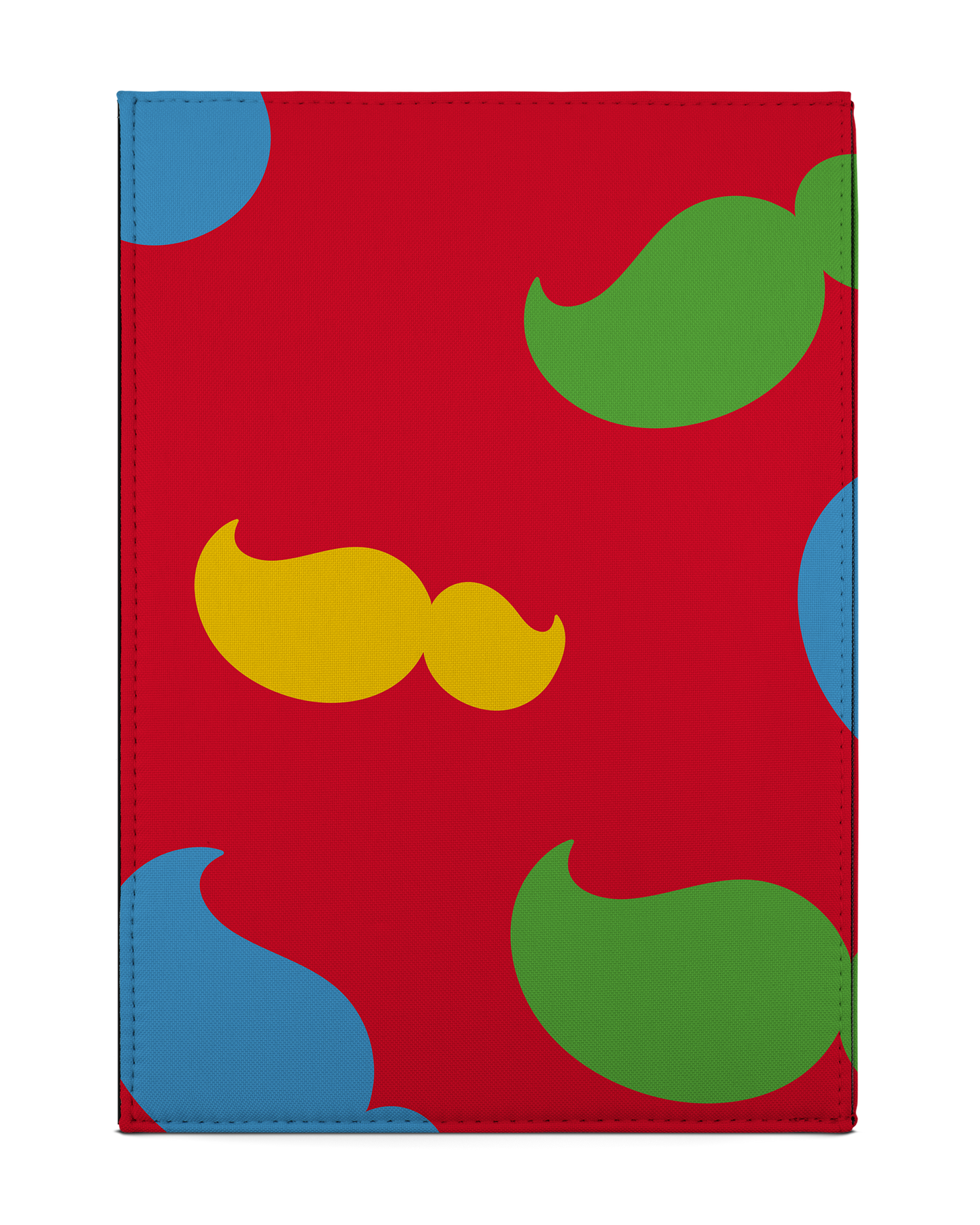 Pringles Moustache Tablet Case M: Back View