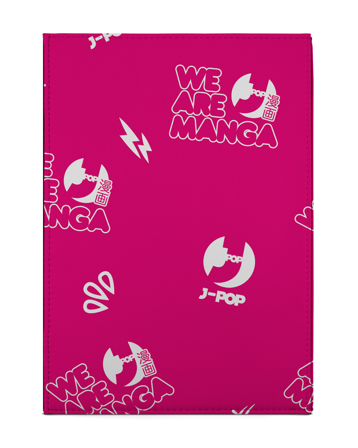 #WeAreManga Tablet Case M: Back View