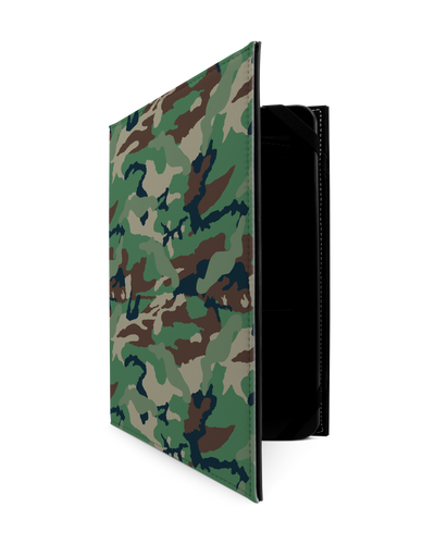 Green and Brown Camo Tablet Case M