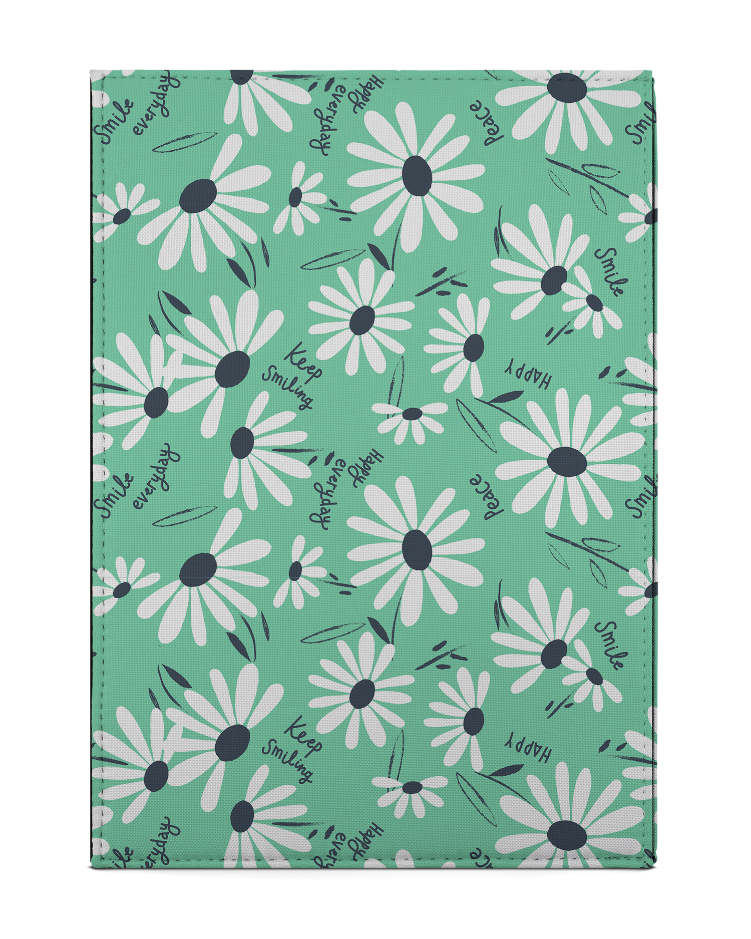 Positive Daisies Tablet Case M: Back View