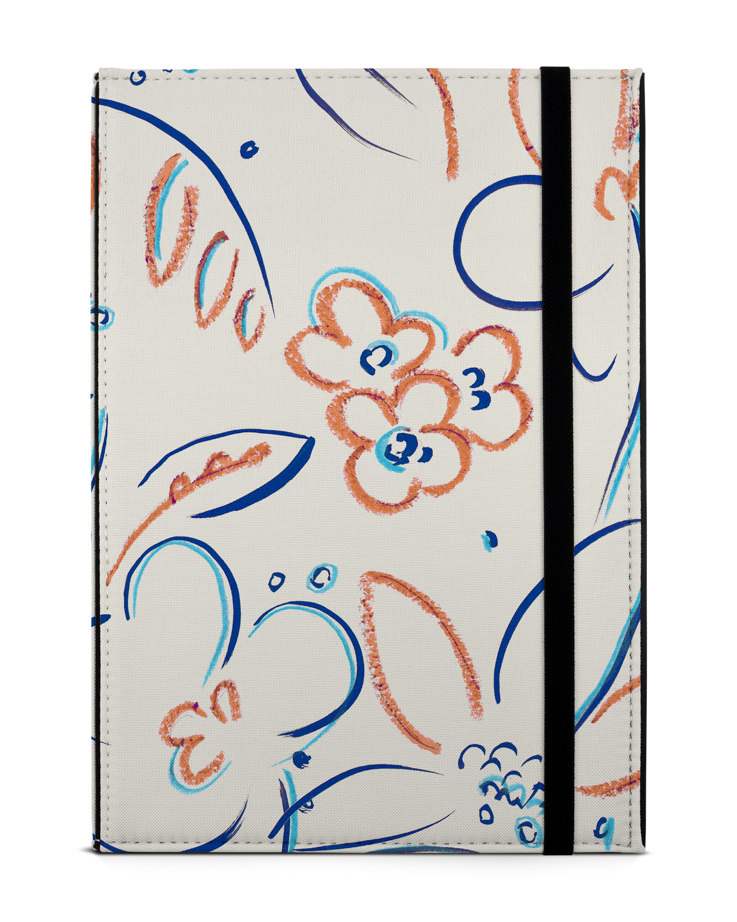 Bloom Doodles Tablet Case M: Front View